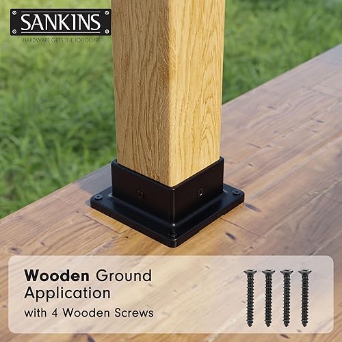 Miniatura 4 de Base de poste 2 piezas