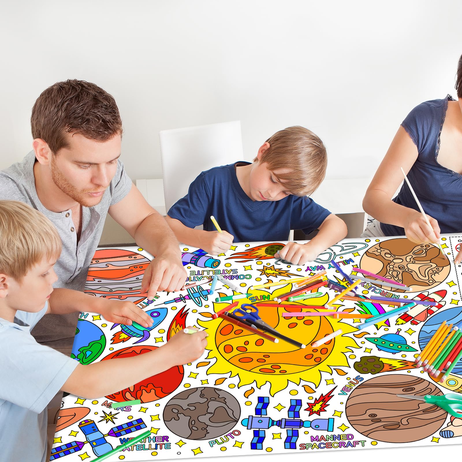 Snapklik.com : Gatherfun Giant Coloring Poster For Classroom Wall ...