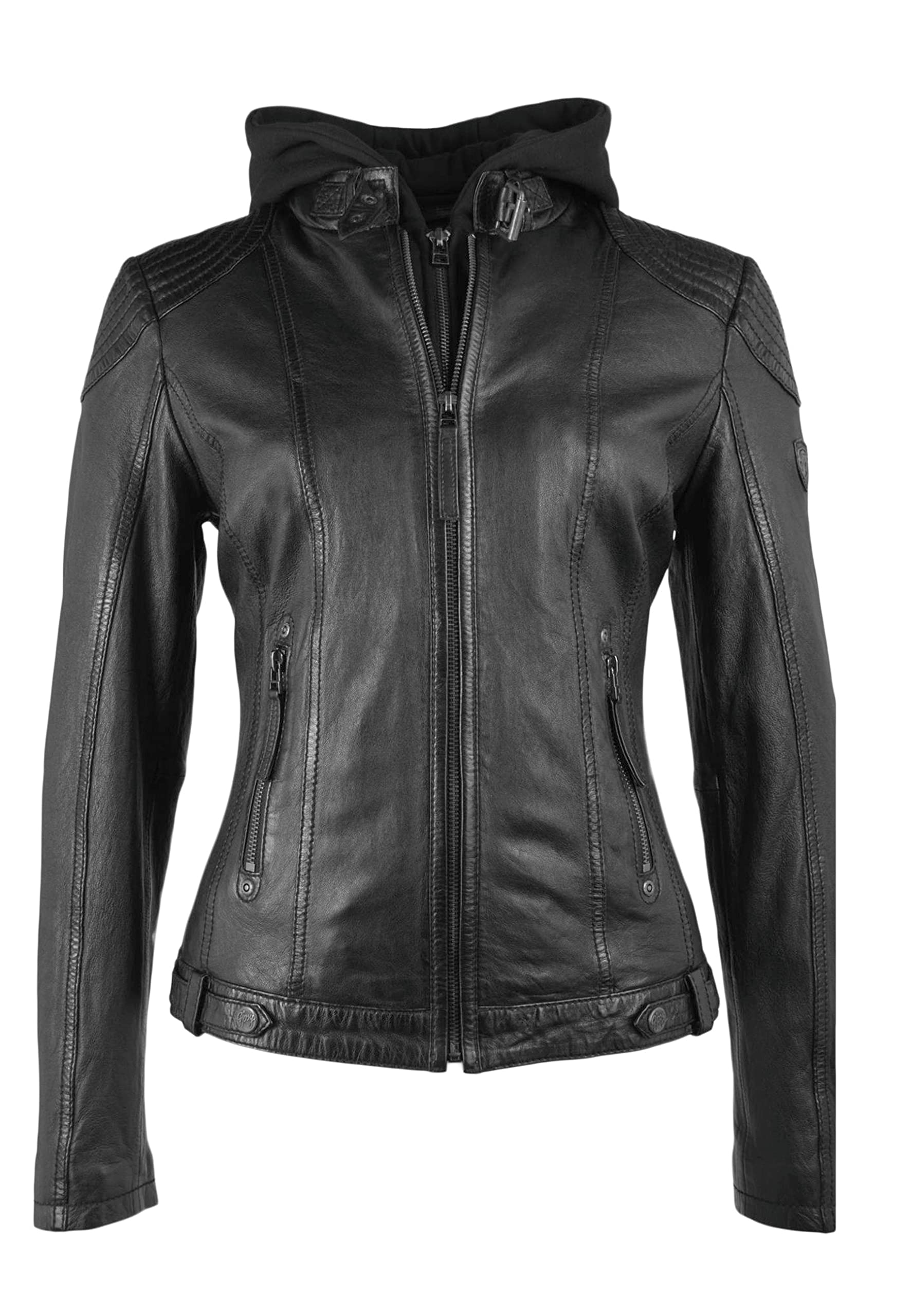 Mauritius Cacey LEGV Frauen Lederjacke schwarz Basics, Biker, Casual Wear