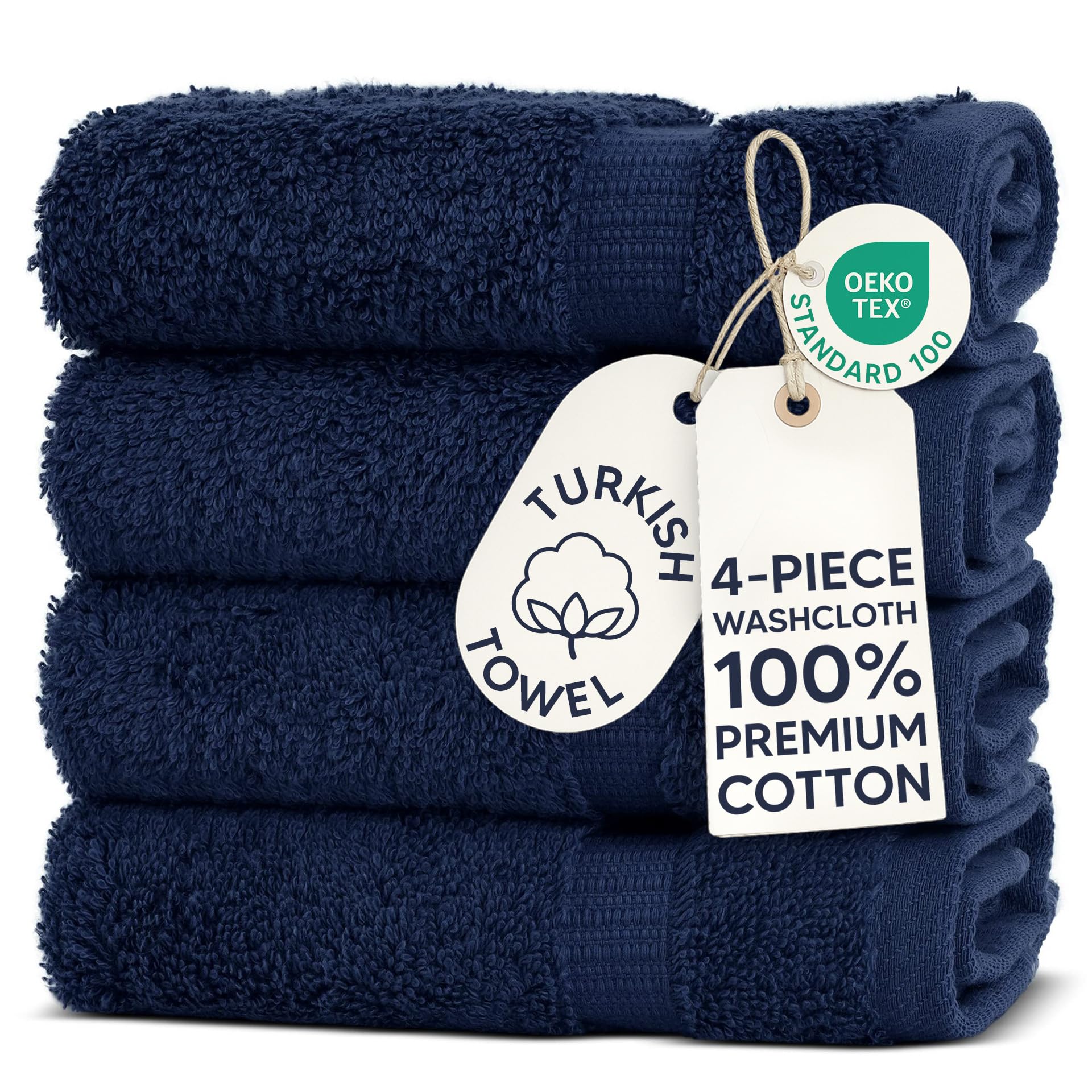 Chakir Turkish Cotton Bath Towels - 4 Pack -11