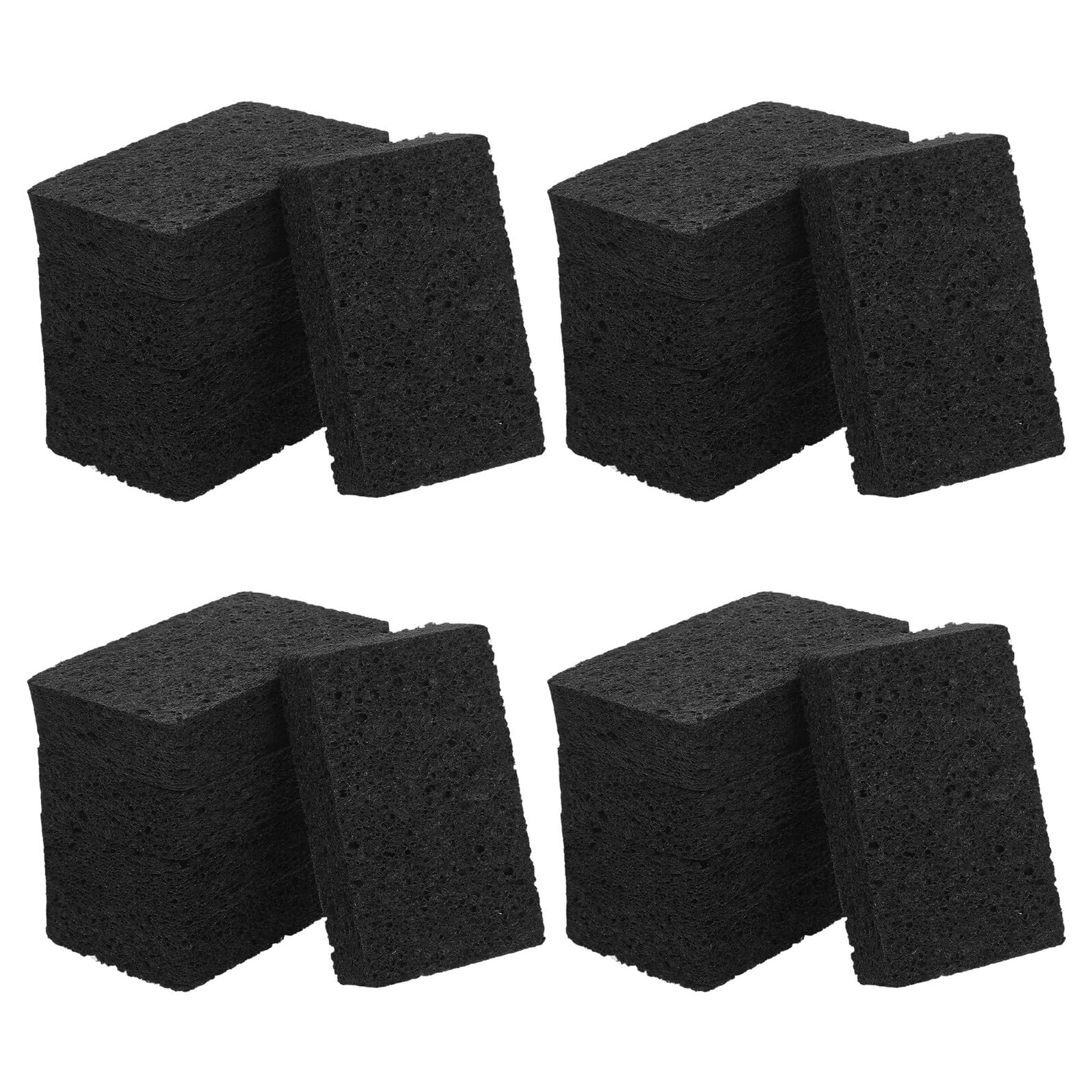 Housoutil 20 Esponjas para Lavar Platos de Cocina de Pulpa de Madera Reutilizables y Antirayaduras, Ideales para Limpieza de Vidrio y Uso Diario Hogar
