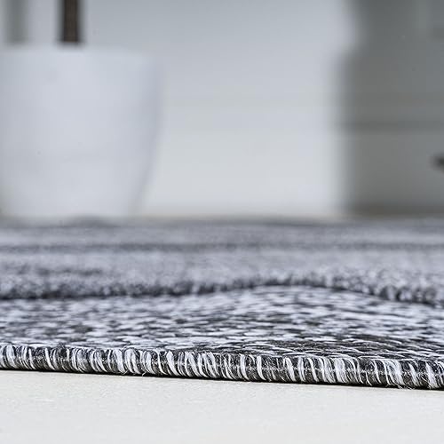 Miniatura 6 de JONATHAN Y IBZ101A-28 Salines Diamond Trellis - Alfombra de pasillo para interiores y exteriores, estilo bohemio, geométrico, fácil limpieza,