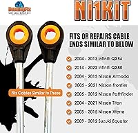 Vista 4 de Juego de reparación de cable de cambio de transmisión Bushing Fix NI1KIT