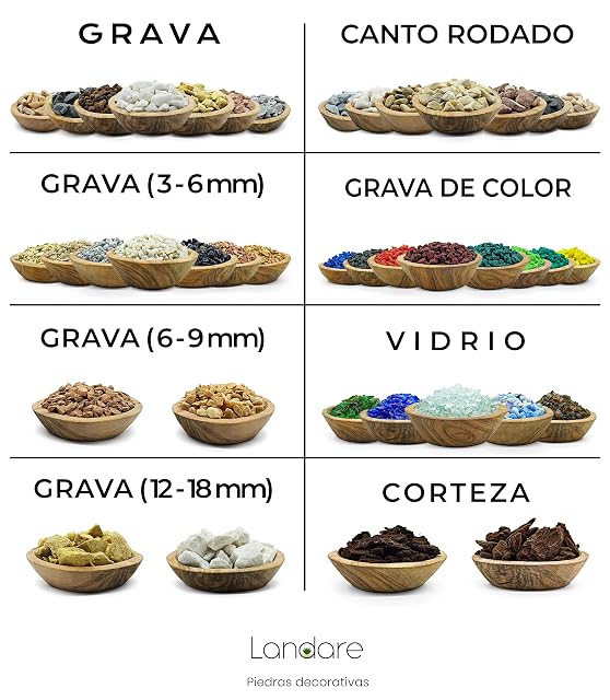 Foto 5 de 8 de Grava Negra 1,8Kg - Piedras Decorativas (8-14 mm)