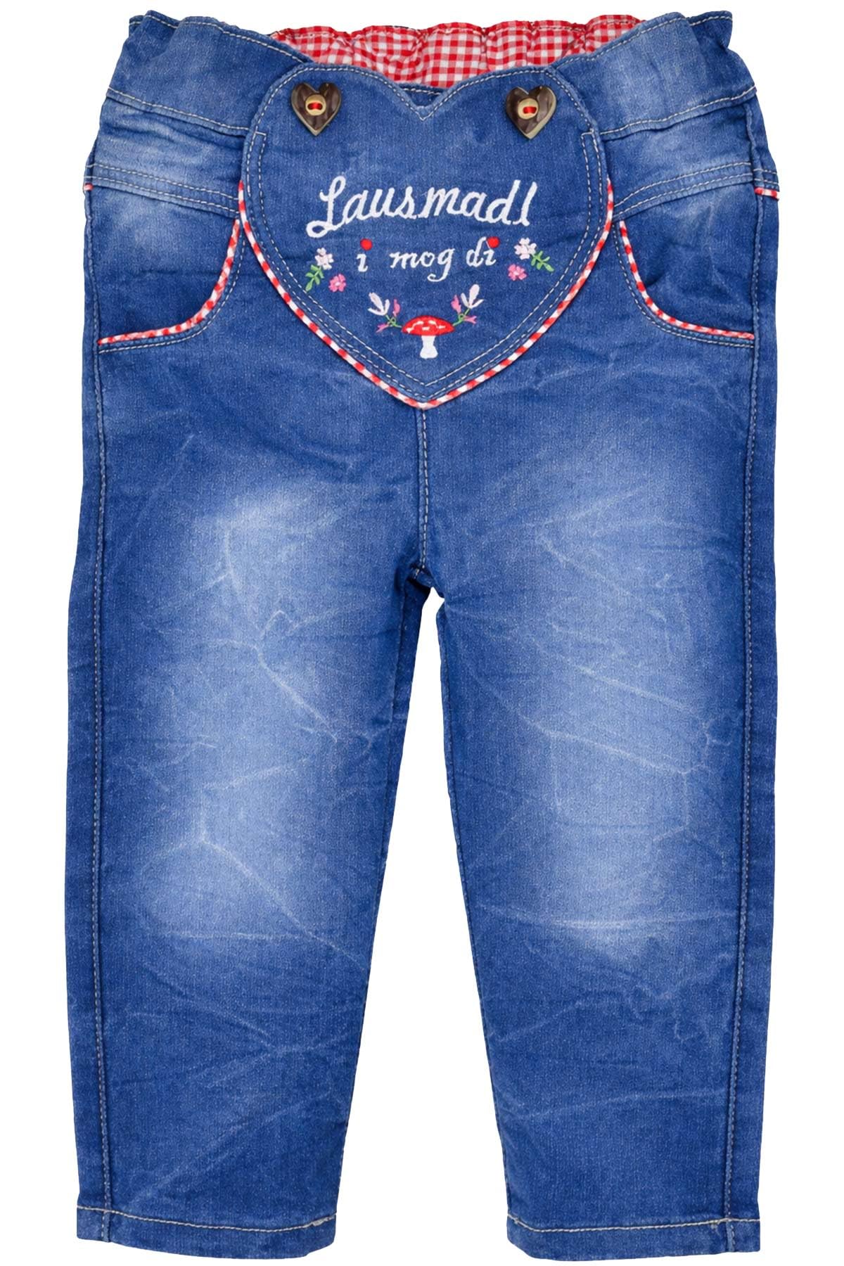 BONDI Baby Mädchen Jeans Lausmadl 86684 | Blue Denim
