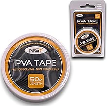 NGT PVA TAPE 50M Quick Dissolving Carp Fishing spool of PVA String Non Residue
