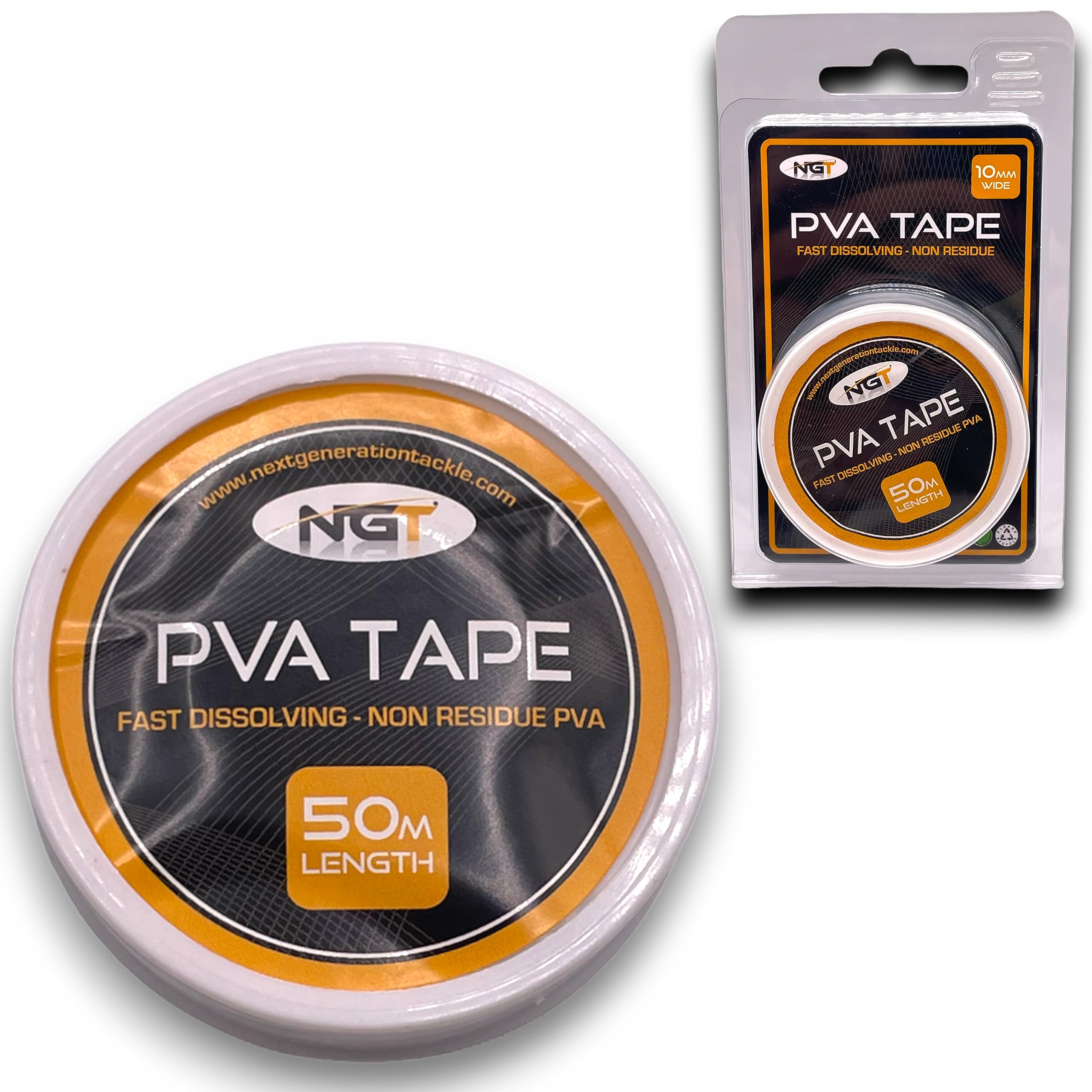NGT PVA TAPE 50M Quick Dissolving Carp Fishing spool of PVA String Non Residue