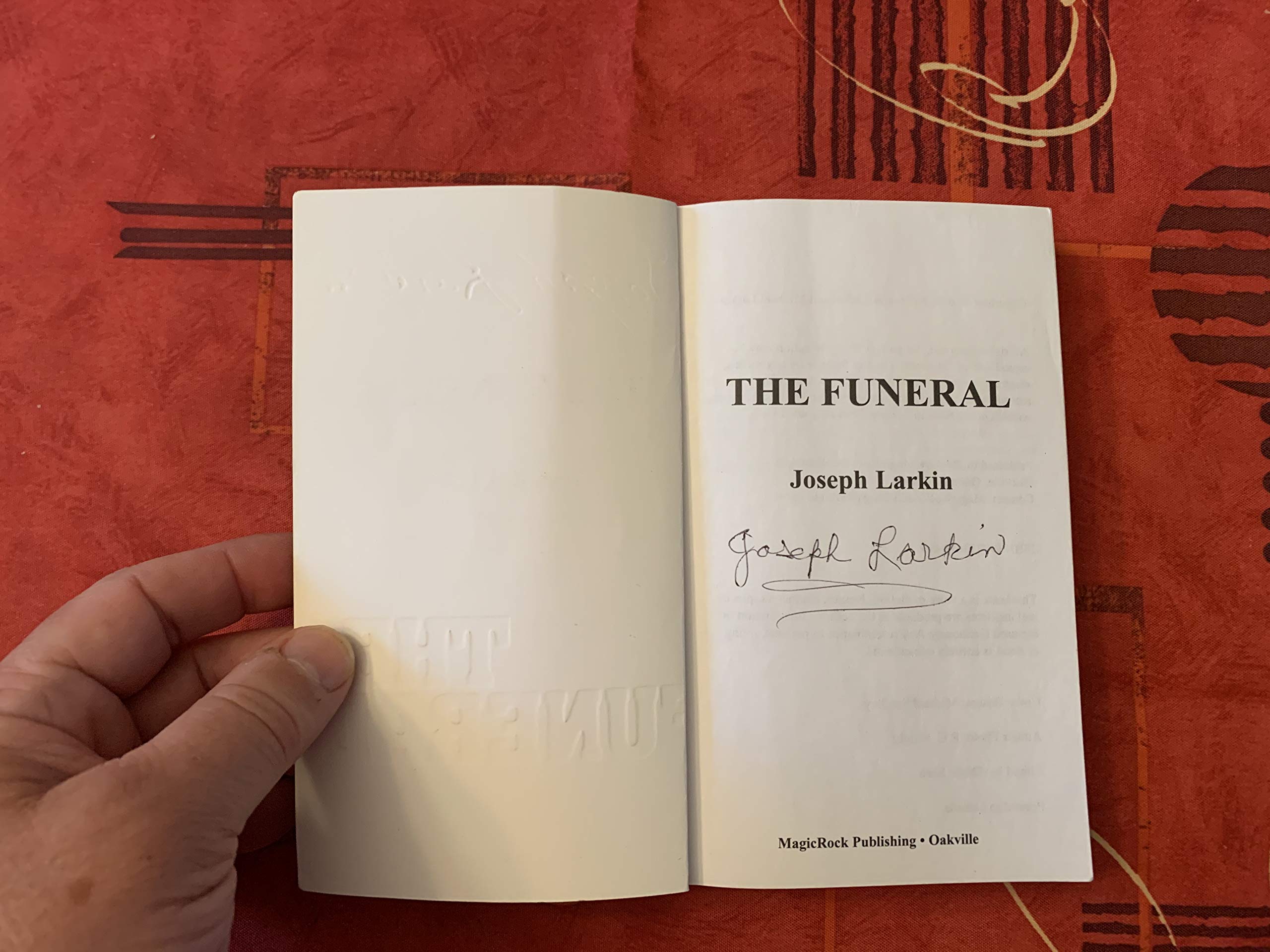 The Funeral Signed By Joseph and Michael Larkin [Mass Market Paperback]