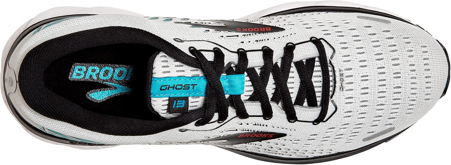 Brooks Men's Ghost 13 Neutral Running Shoe 12.5 Grey/Black/Capri