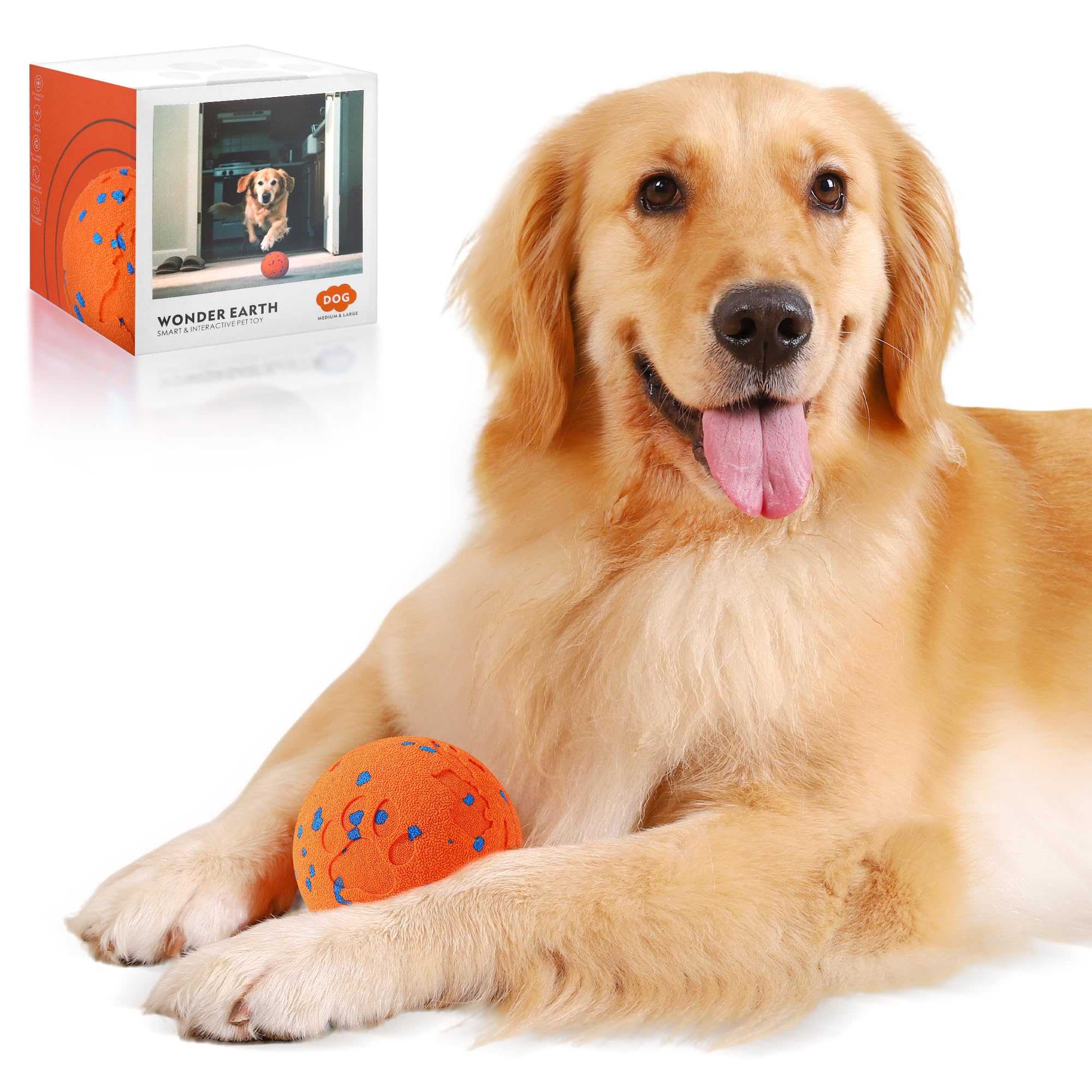Juguetes interactivos inteligentes para perros, bola vibratoria para perros, juguetes masticables para perros, bolas para perros, carcasa a prueba de masticación, movimiento automático