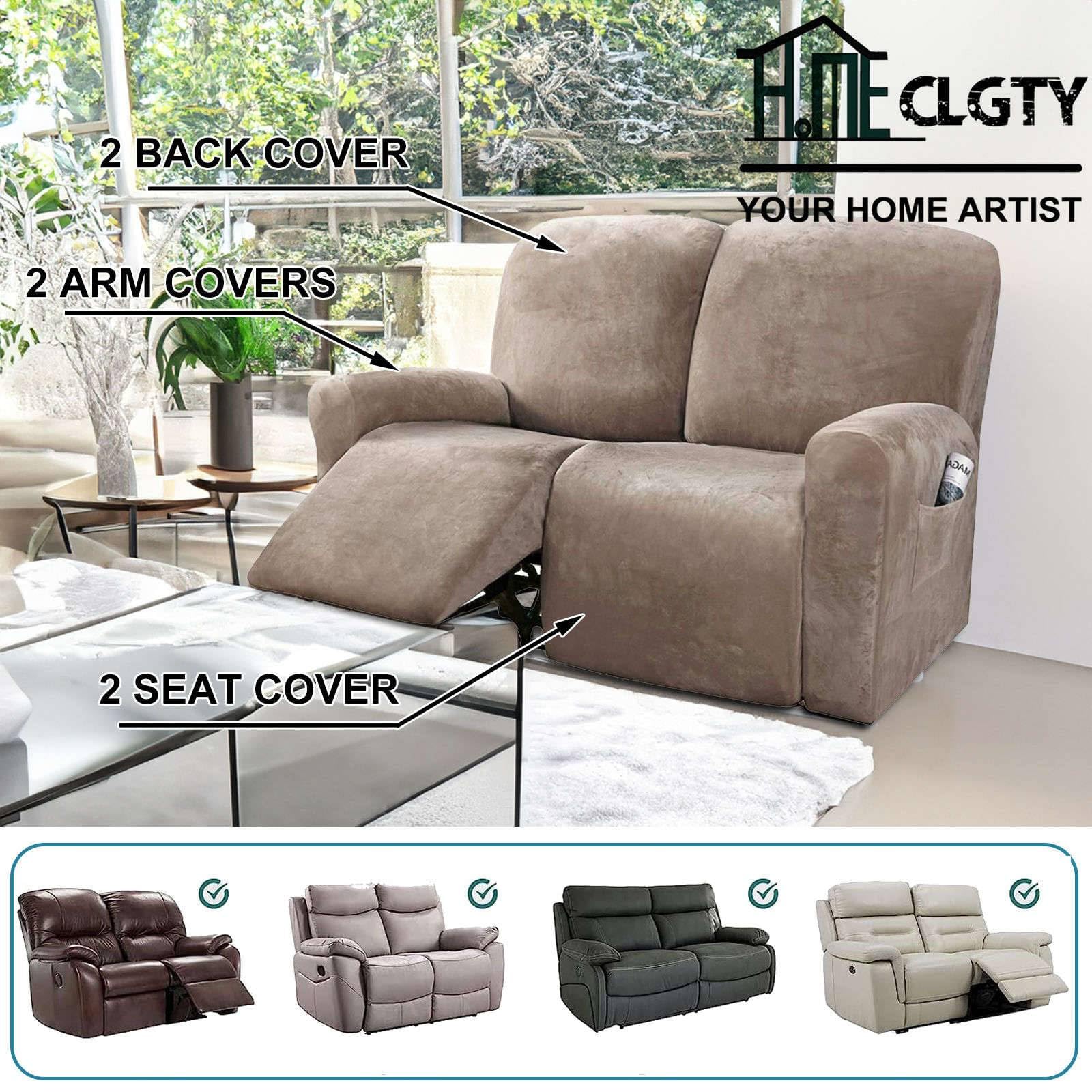 Leather Recliner Couch And Recliner Covers Seater Recliner Cover