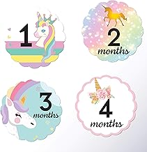 24 Pack Baby Month Stickers and Milestone Stickers by Kenco® - Track You...