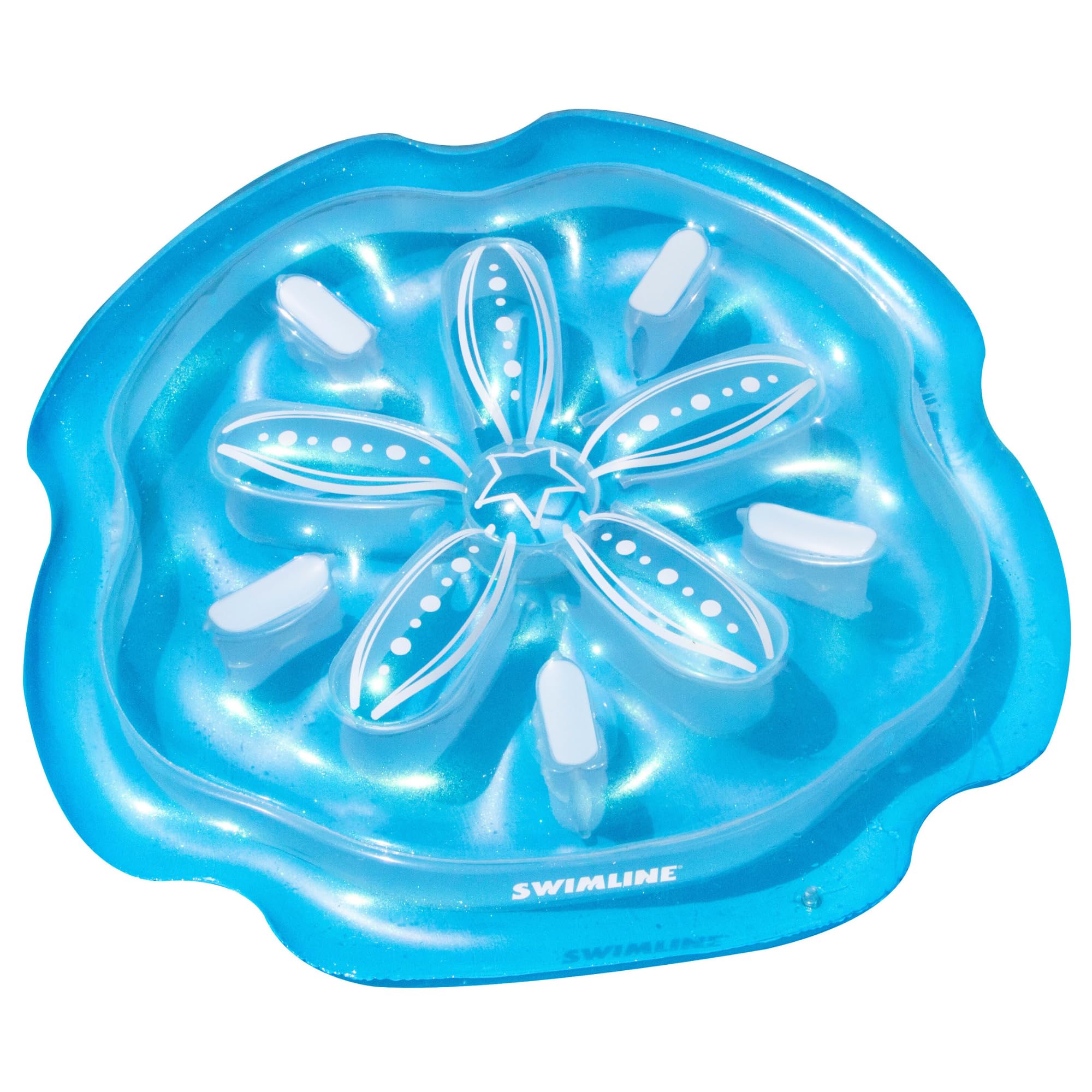 SWIMLINE Original Sand Dollar Pool Float – Durable Vinyl Lounger for Adults & Teens – Fun Pool Float for Lake, Beach, or Backyard – Easy to Inflate and Store