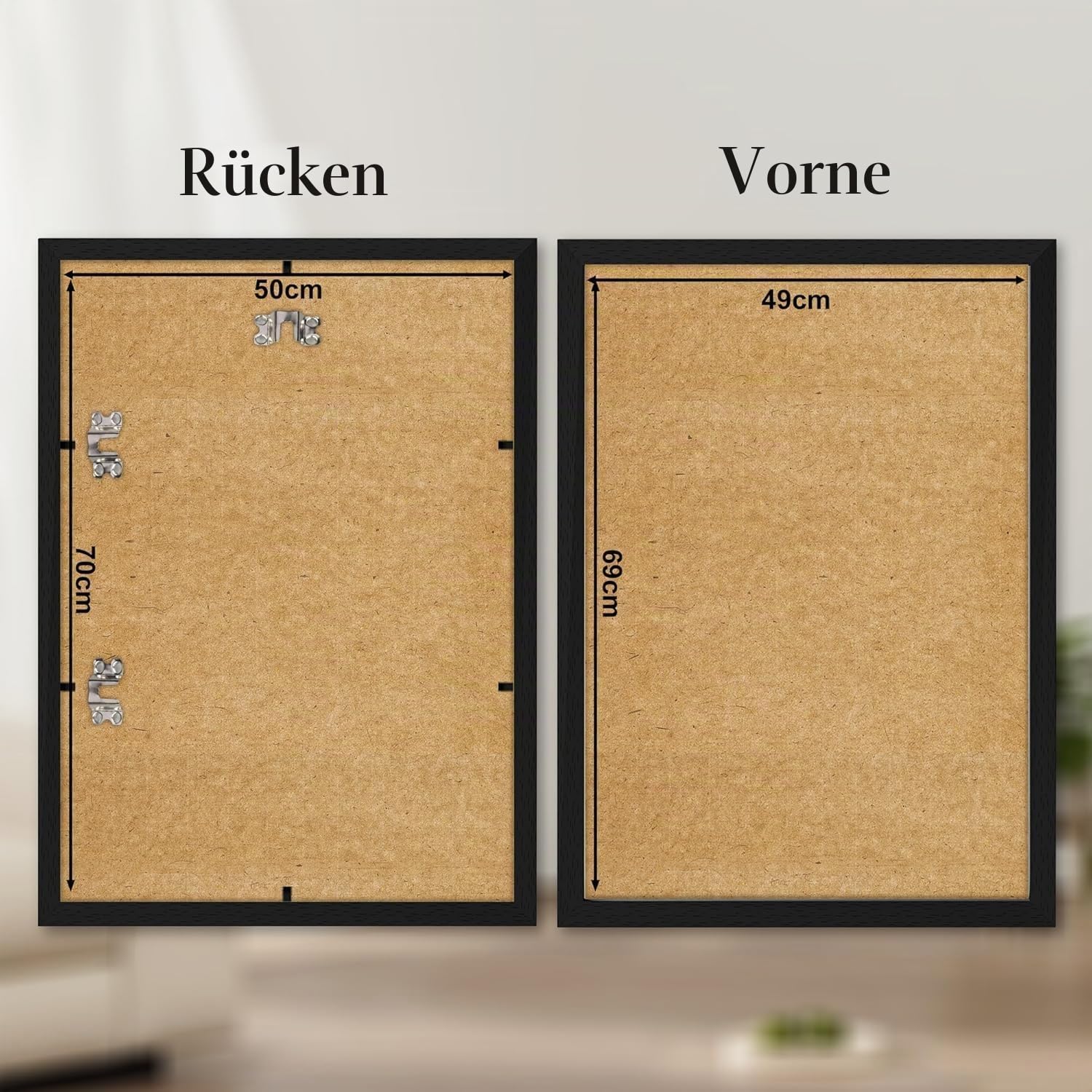 RUN HELIX 3 Pack Bilderrahmen 50x70, 50x70cm Bilderrahmen Weiß, Fotorahmen zum Aufhängen mit Poster, Posterrahmen Benutzt für Wohnzimmer, Schlafzimmer, Arbeitszimmer