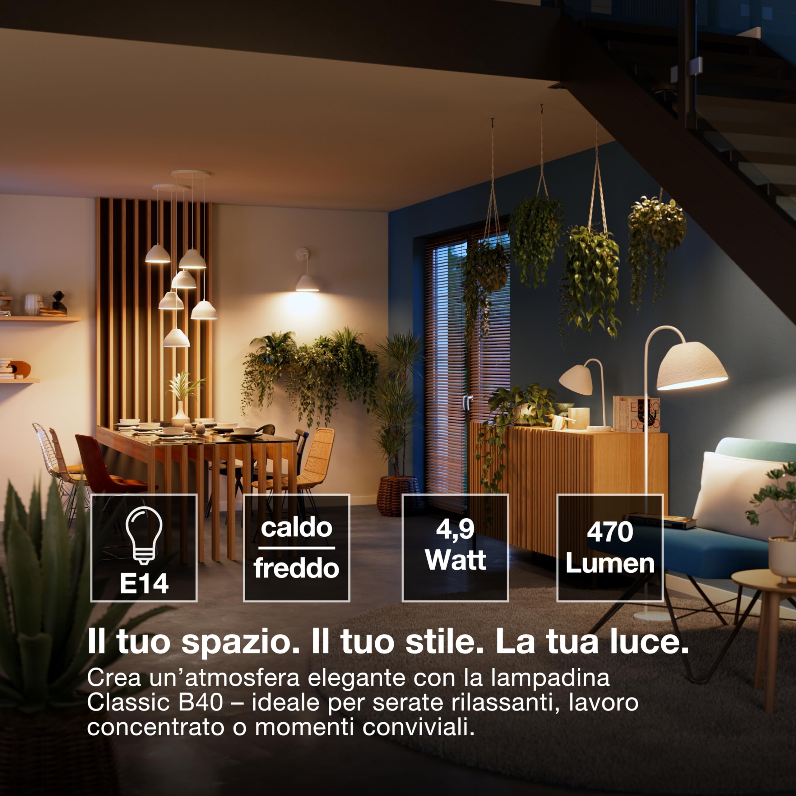 OSRAM SMART LED B40 Candela E14 4,9W ZigBee Bianco Regolabile | SMART+ ZIGBEE Tunable White Classic, LED Lamps, bianco, 20000 h, confezione da 1