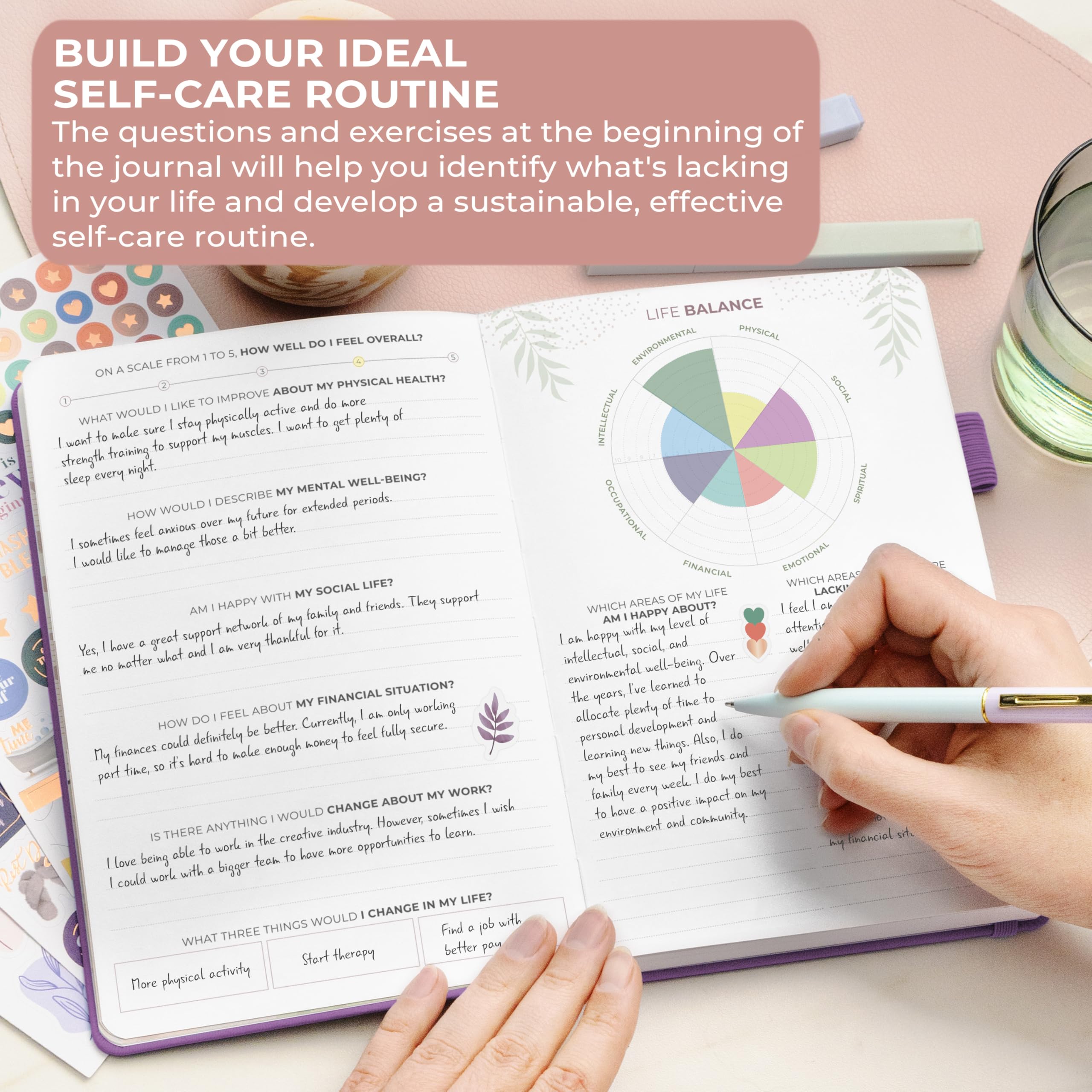 Clever Fox Self-Care Journal Premium, Daily Gratitude & Mental Health Notebook for Women - Image 4