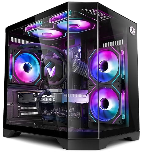 Vibox VIII-558 Gaming PC • Intel Core i9 12900KF 5.2GHz • Nvidia RTX 5060 Ti 8GB • 16GB RAM • 1TB NVMe SSD • Windows 11 • WiFi - RTX 5060 Ti - Core i9-12900KF - VTX-8 Black