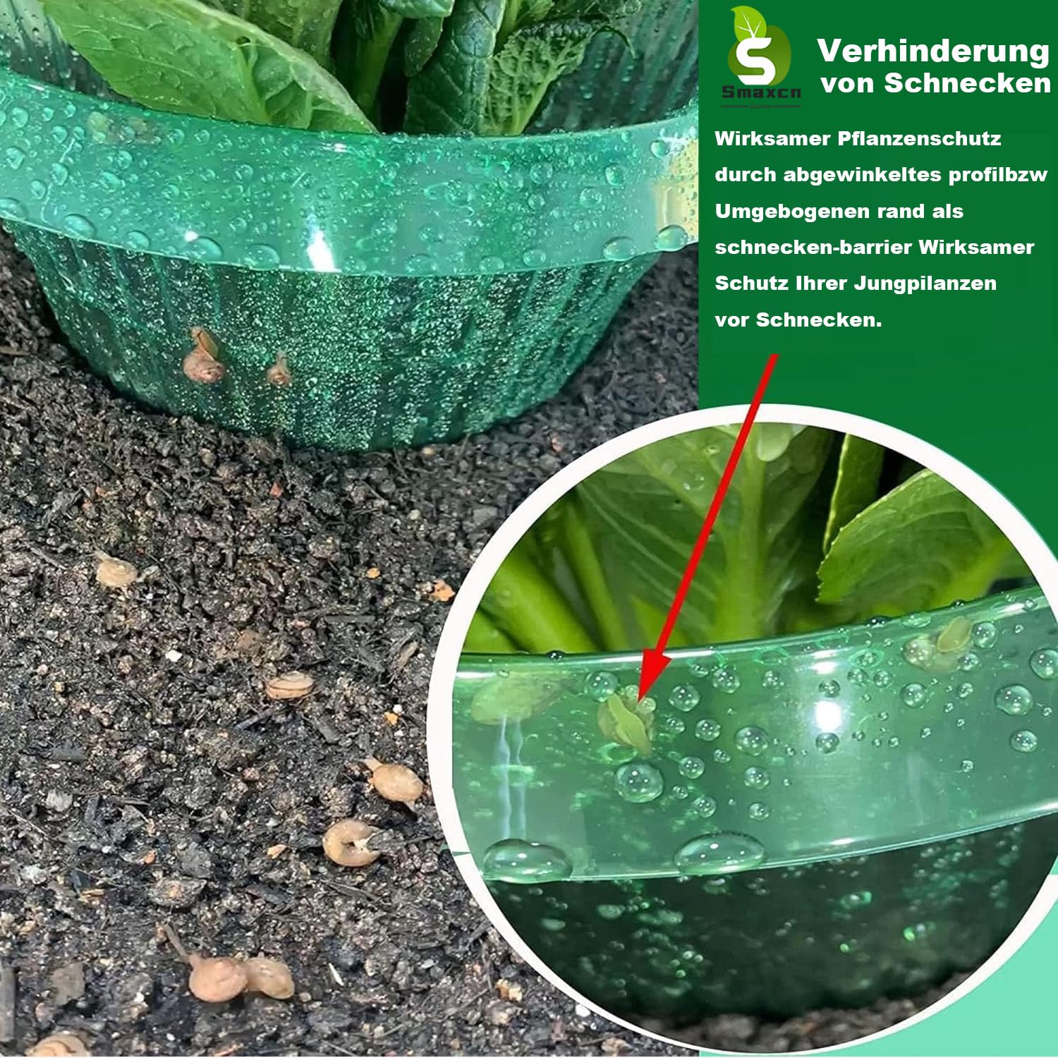 Biohort slakkenbescherming voor moestuinbox 1,5x1m kwartsgrijs-metallic