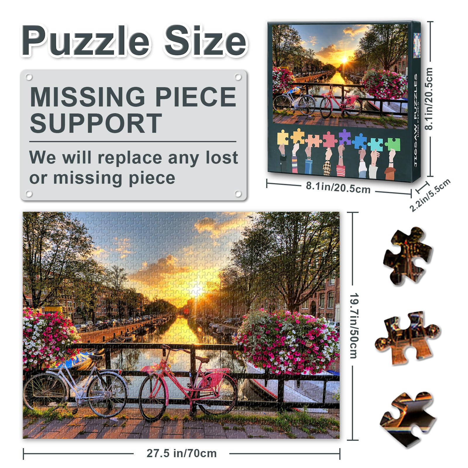 Puzzles for Adults 1000 Pieces, Hard Difficult Jigsaw Puzzles for Adults Challenging - Image 3
