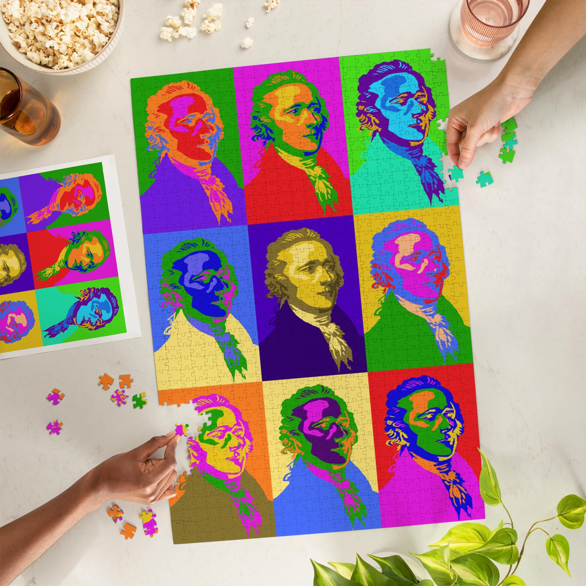 Amazon.com: Alexander Hamilton, Pop Art (1000 Piece Puzzle