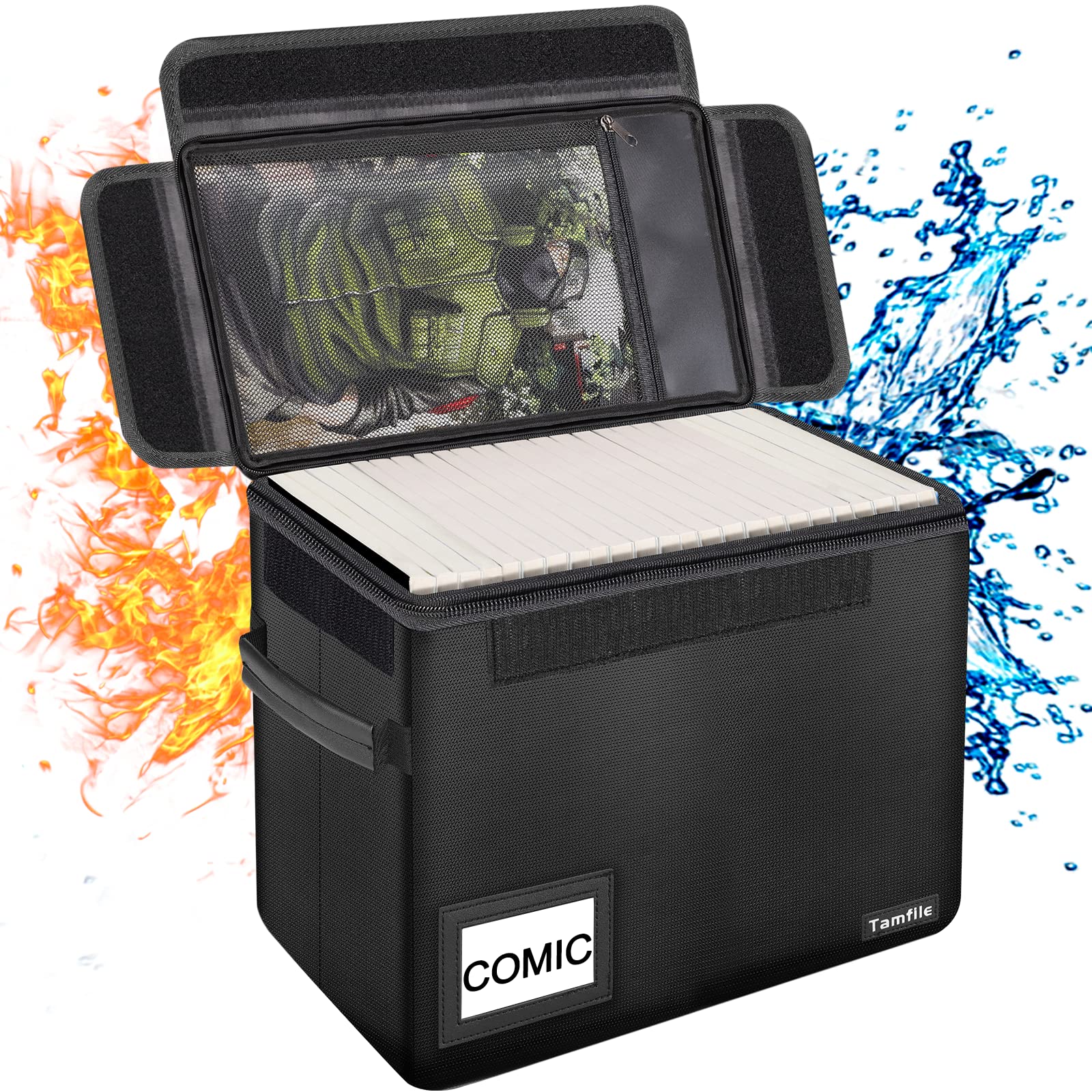 Buy Fireproof Comic Books Storage, Comic Book Storage Box 15.5" X 7.5
