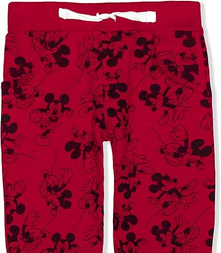 Miniatura 2 de Disney Mickey Mouse Boys Jogger Sweatpants with Drawstring for Toddler and Little Kids Blue or Red or Black