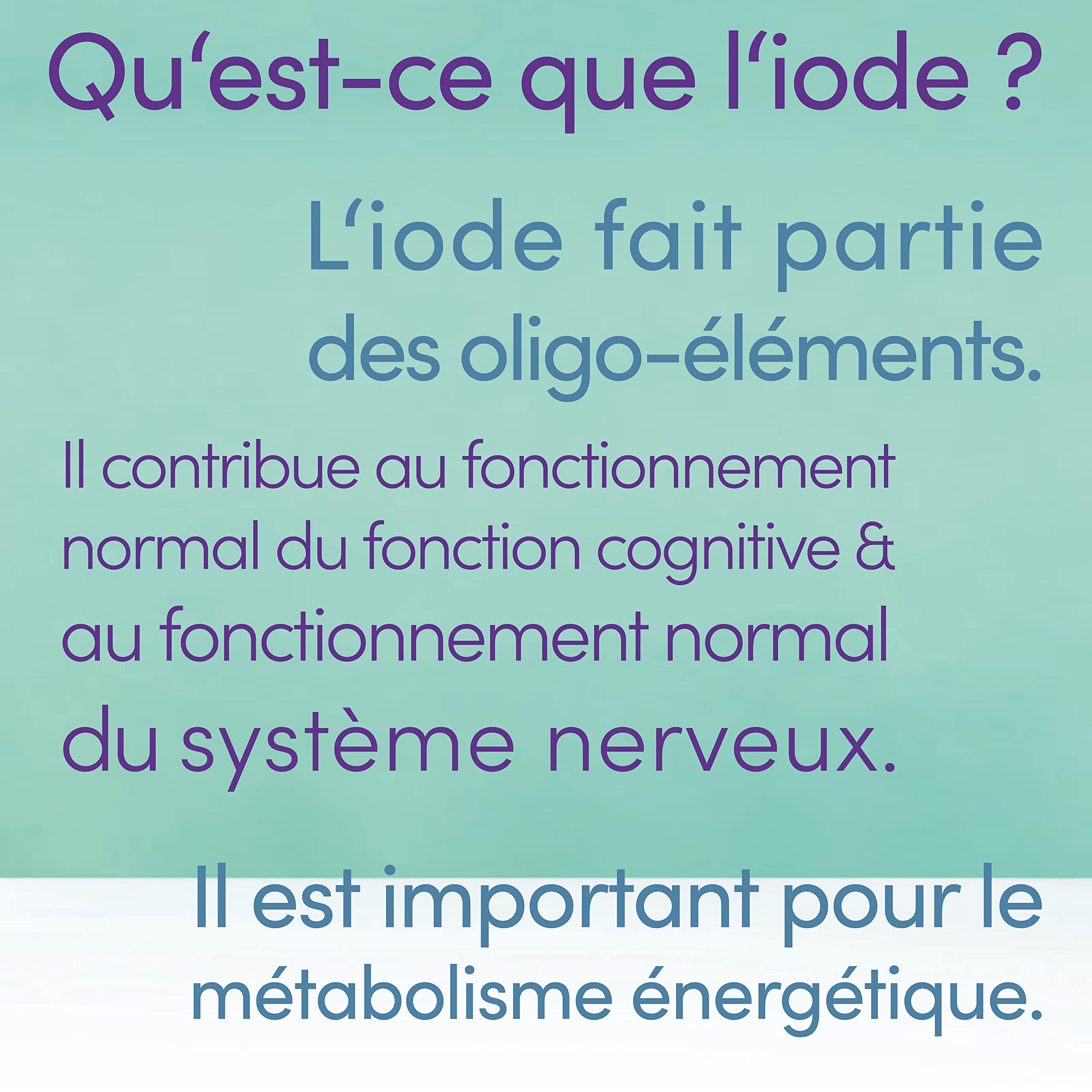 Optimox, Iodoral 12,5mg, avec Iode et Iodure de Potassium, Dépôt, 90 Comprimés végétaliens, Végétarien, Sans Gluten, Sans Soja, Sans OGM