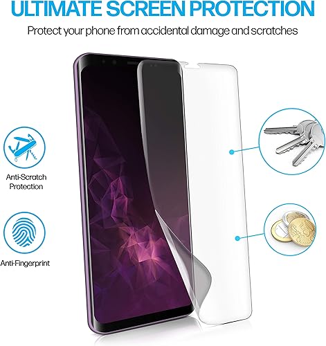 Miniatura 7 de Power Theory Protector de pantalla diseñado para Samsung Galaxy Note 20 no de vidrio, kit de fácil instalación, compatible con fundas, cubierta