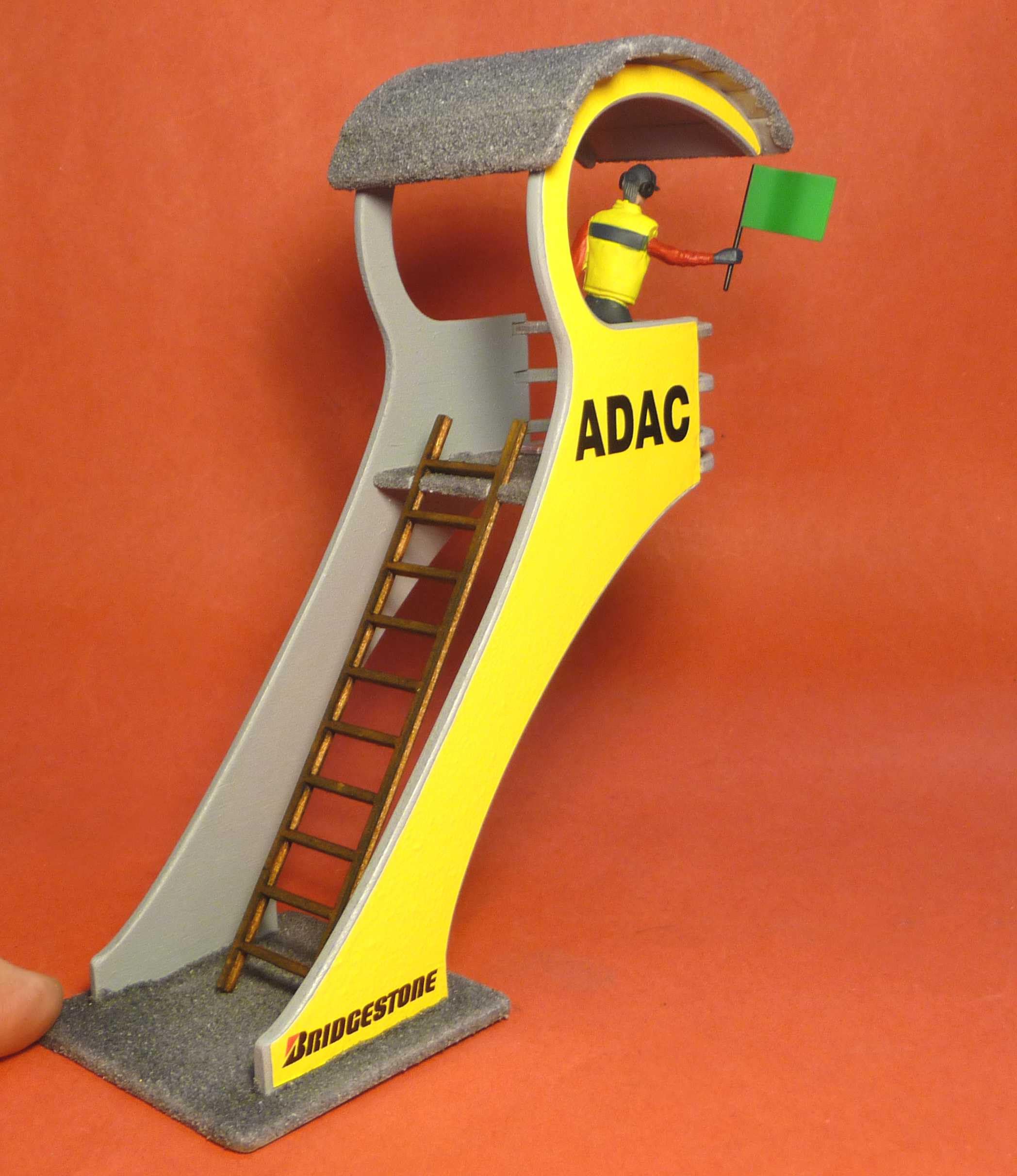 Slotcar STRECKENPOSTEN Stand Maxi TOP Dekoration für Carrera DIGITAL