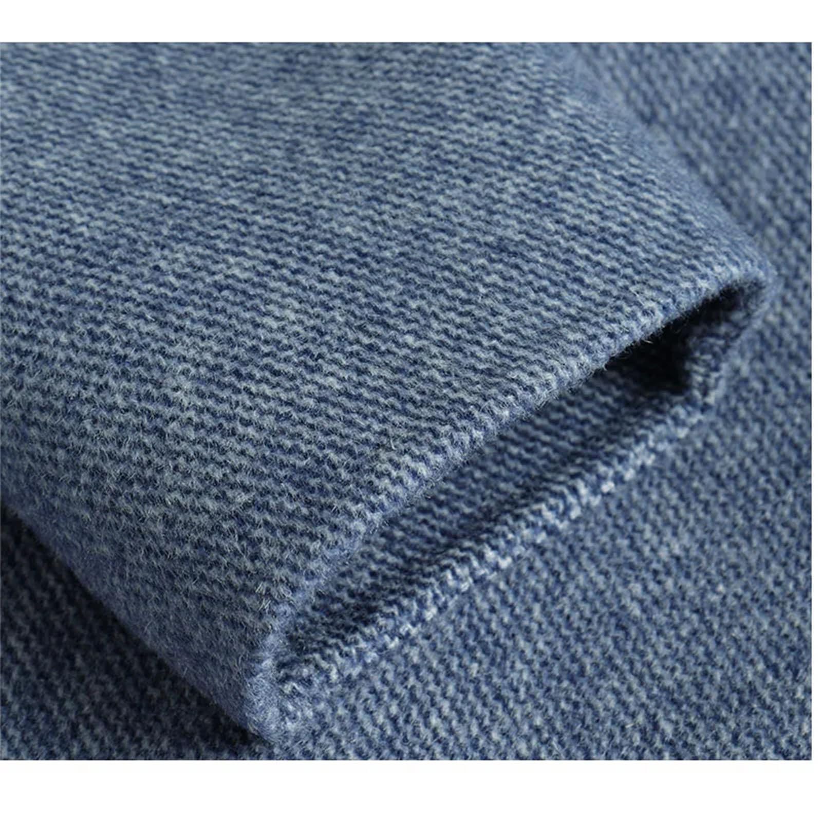 Cappotto da uomo in feltro felpato a doppia faccia di media lunghezza collare casual cappotto Business vestiti fuori