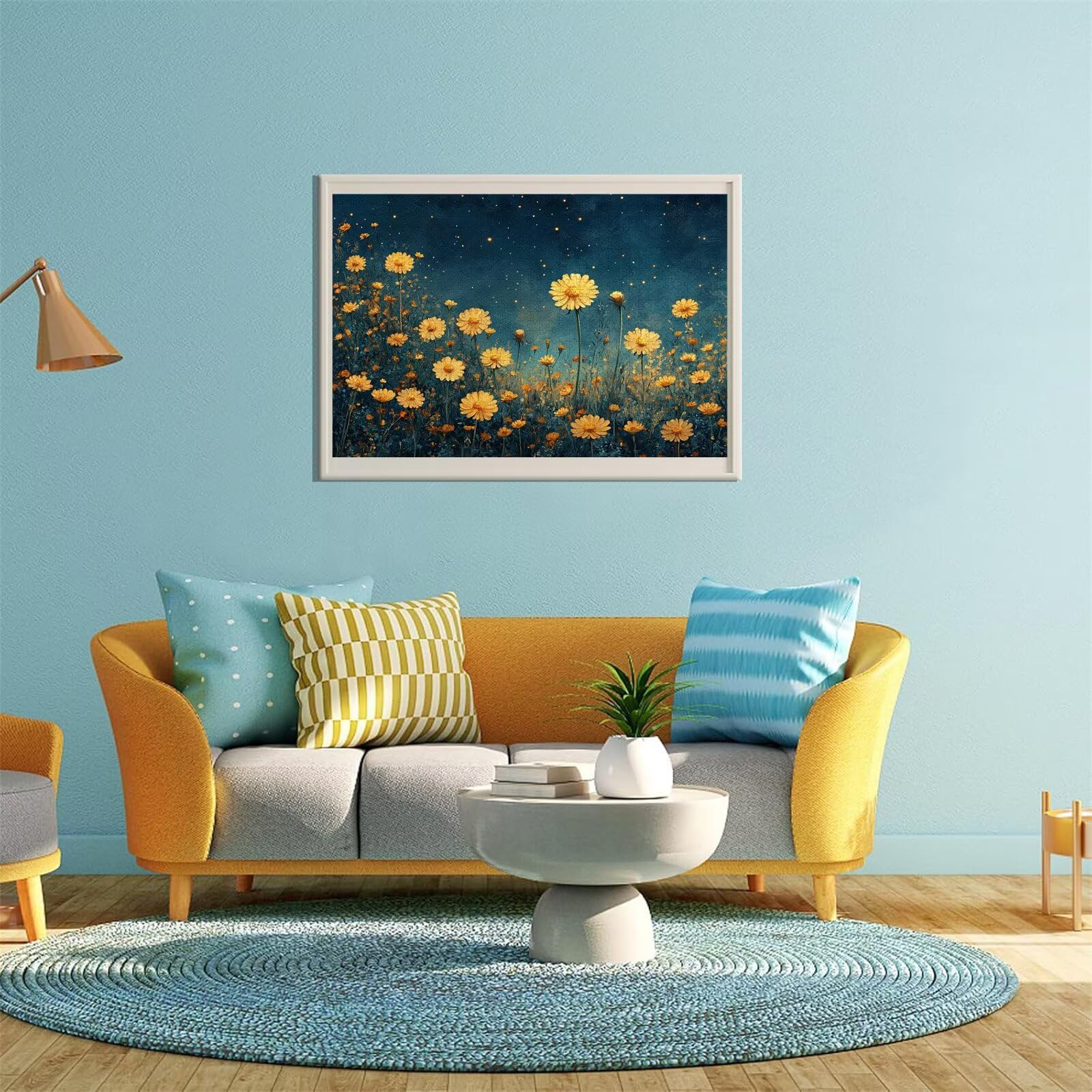 Blume Puzzle für Erwachsene Kinder Anspruchsvoll 5000 Teile Impossible Klassische Puzzles Schwer Anlage ab 8 9 10 Jahre Mädchen Jungen Jigsaw Kunst Educa,für Dekoration und Geschenke 105x156cm t-345