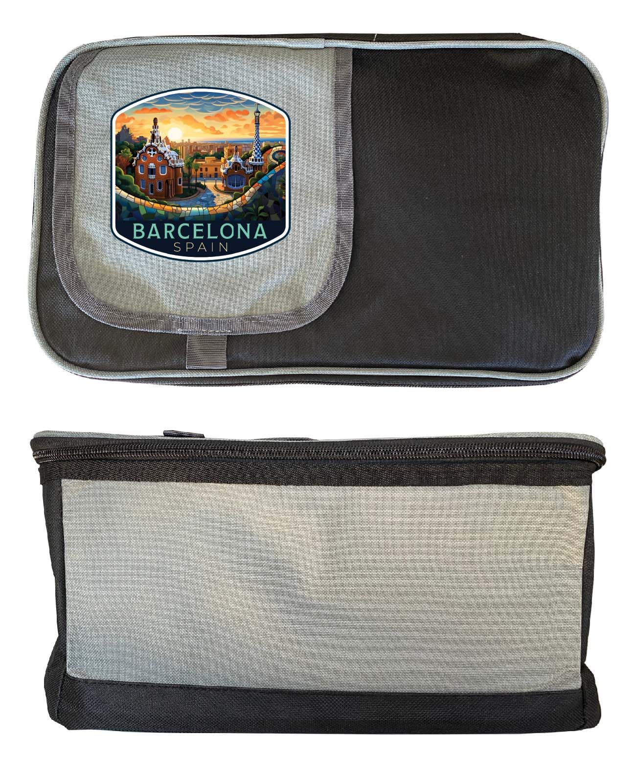 Barcelona Spain Design B Souvenir Cooler 9 pack