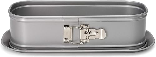 Patisse Molde para pan con base a prueba de fugas, 11-3/4" (30 cm), color gris plateado metálico
