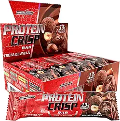 Integralmedica - Barra de Proteína Whey Protein Crisp Bar Trufa Avelã - Snack Proteíco - Pré e Pós-Treino - Display com 12 Unidades