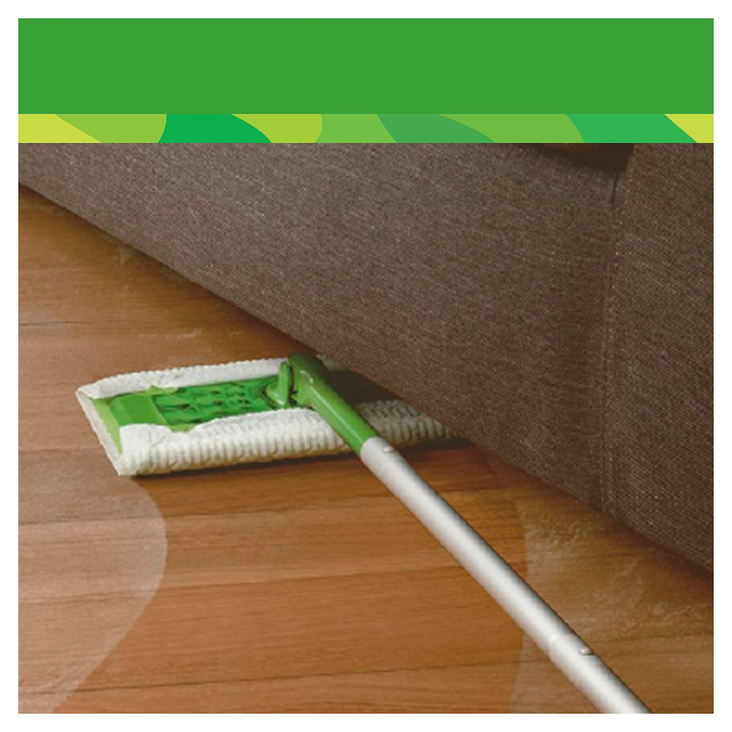 Swiffer Recharges Lingettes Sèches, 120 Lingettes Nettoyantes (3x40), pour Balai Swiffer, Attrape et Retient la Poussière [Nouvelle Version]