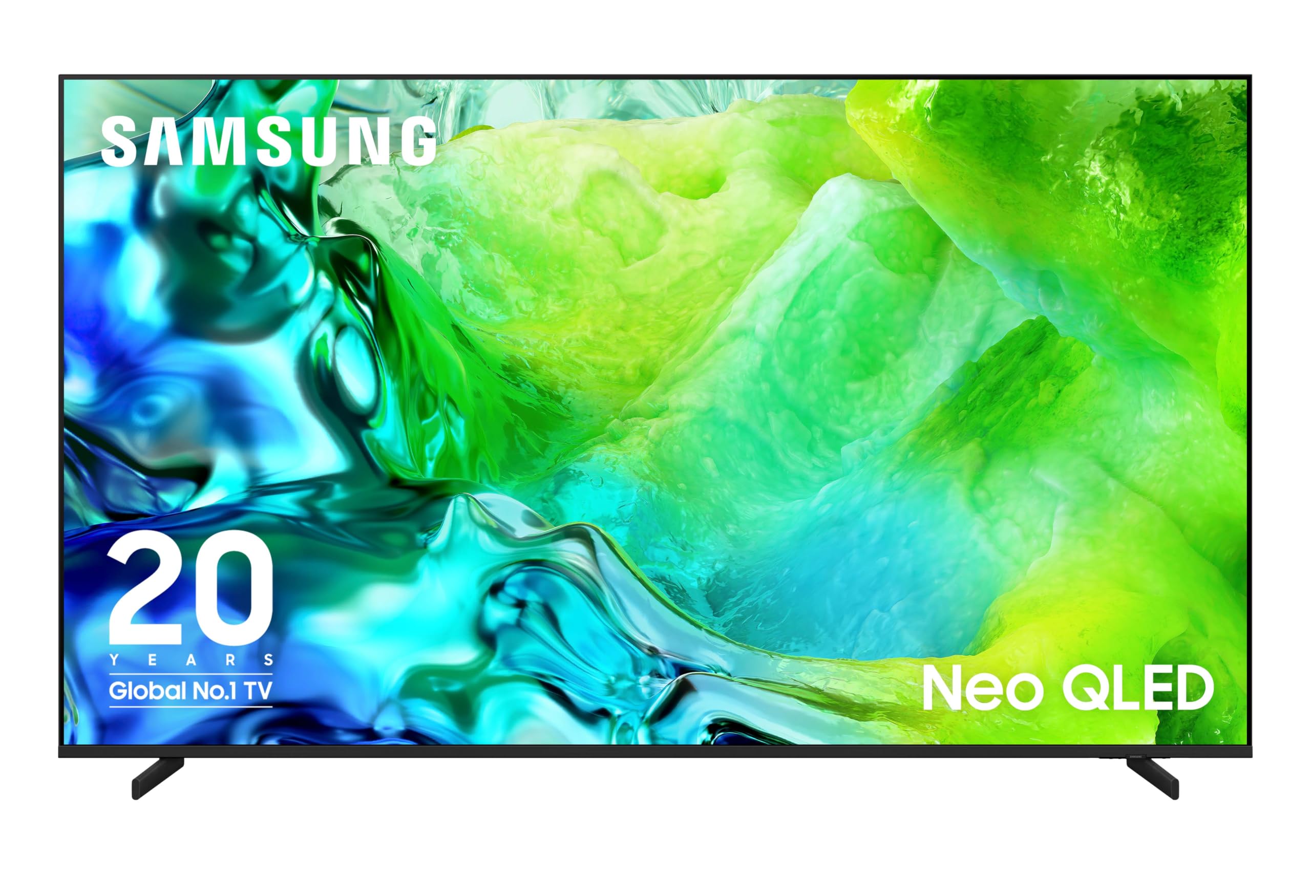 Samsung 65 inch Neo QLED Mini LED TV, QN80H, 144Hz Refresh Rate, Quantum Mini LED, NQ4 AI Gen2 Processor, Smart TV, 4k Upscaling, Gaming Hub, Dolby Atmos, 4 HDMI, Samsung TV (QN65QN80HAFXZC, 2026)