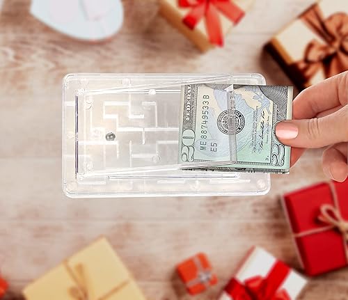 Miniatura 3 de Caja de rompecabezas de dinero, soporte de regalo de laberinto de dinero, forma divertida de dar dinero en efectivo como regalo, rellenos de