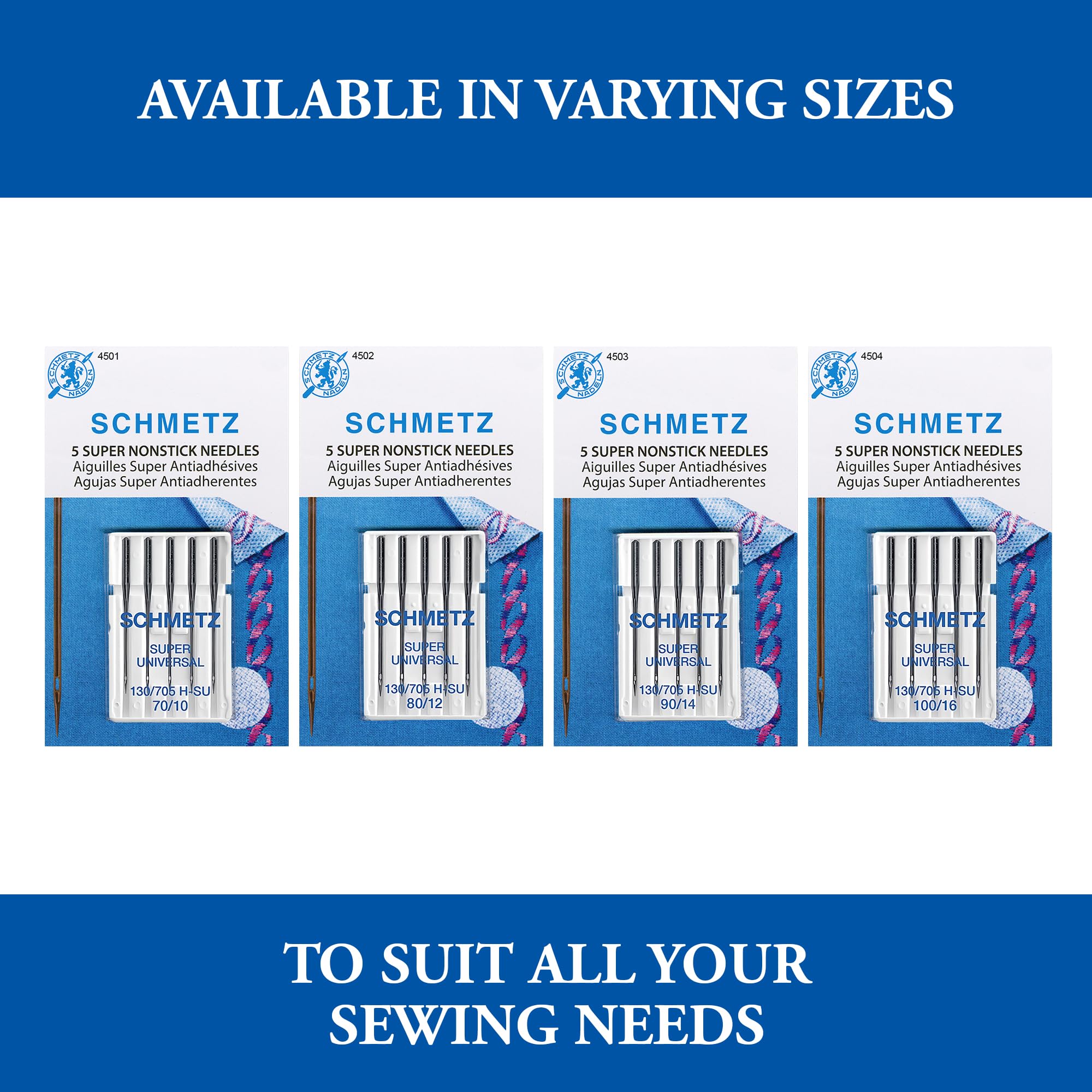 Schmetz - Agujas de coser (antiadherentes, tamaño 80/12, caja de 10 unidades)