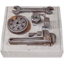 Chocolate Gift Box for Men with Life-Sized Milk Chocolate Tools, Birthday, Christmas Gift for Men, Sweet Present for Handyman, Mechanic or Car Enthusiast