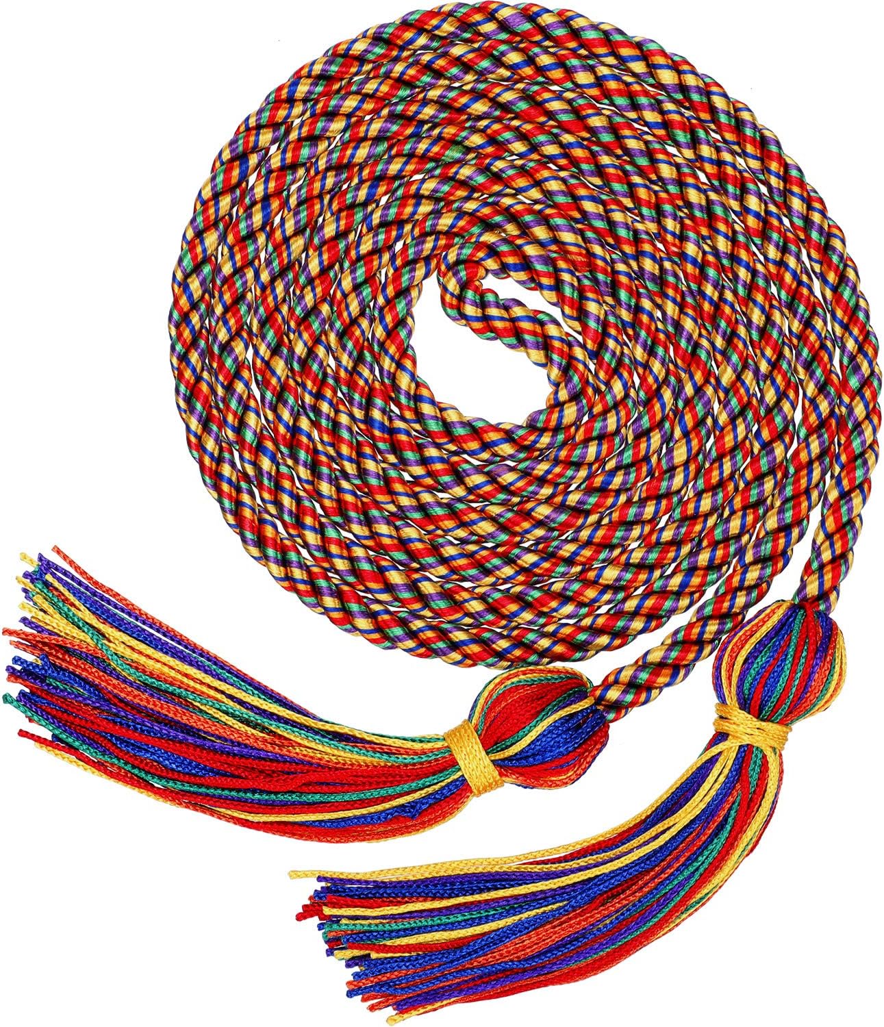 TecUnite Graduation Cords Honor Tassels Cord Polyester Yarn Honor Cord for Bachelor
