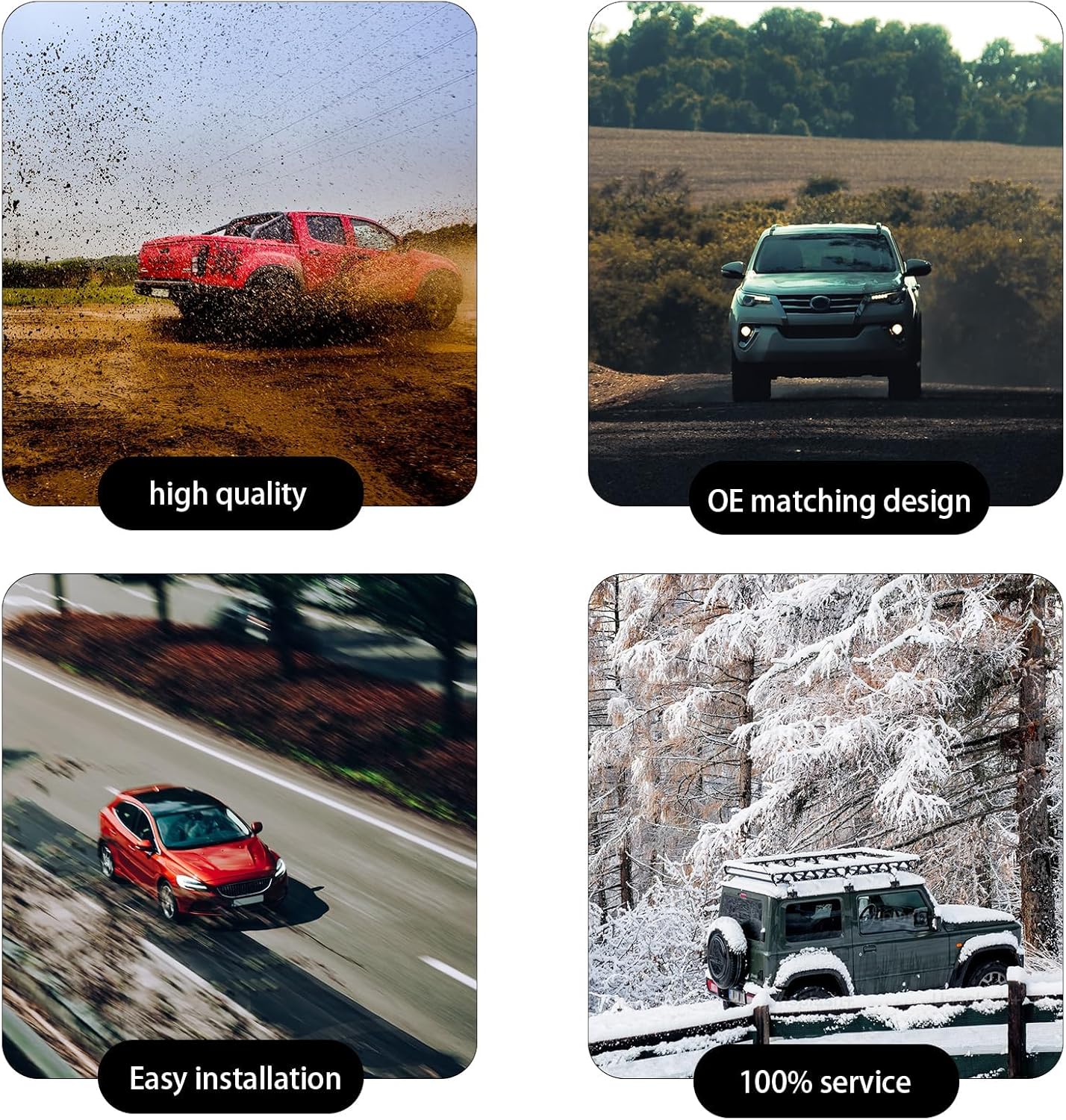 CYYDE 2pc Front Outer Tie Rod End Kit ES800408 for Jeep Compass 2007-2017, Patriot 2007-2017, Tie Rod Ends for Dodge Journey 2009-2020, Caliber 2007-2012, for Chrysler Sebring 2007-2010, 200 2011-2014