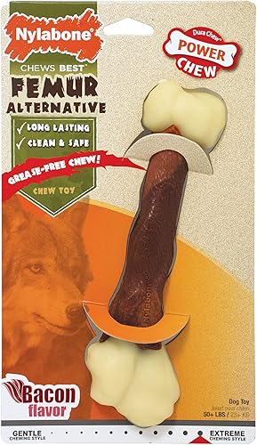 Vista 10 de Nylabone Power Chew Shish Kabob - Juguete alternativo de nailon para masticar Shish Kabob, pollo, pequeño/regular (1 unidad)