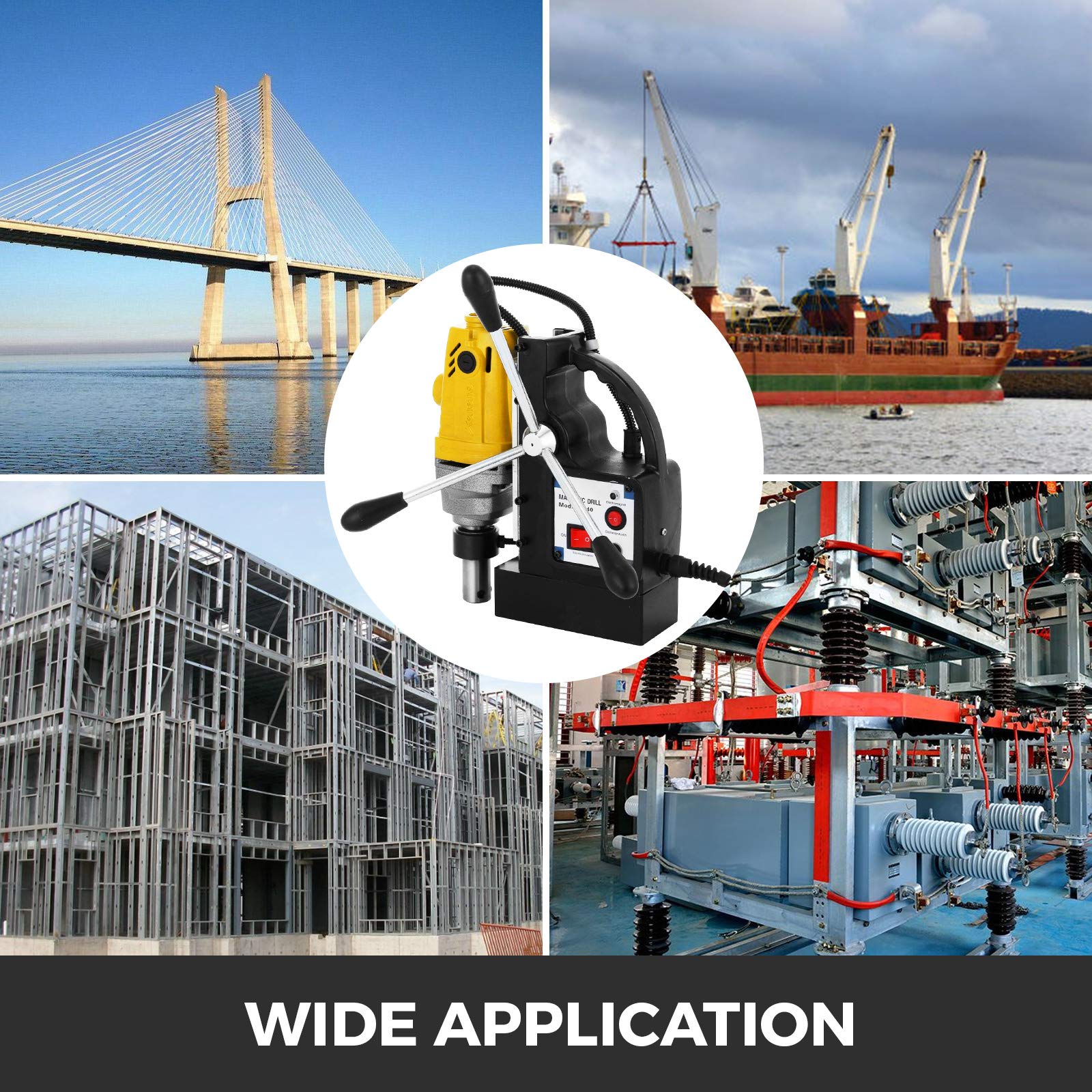 VEVOR Drill, 40MM Drill Press, 1100W Core