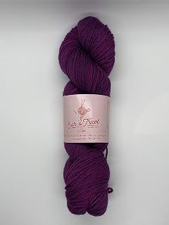 Hand Dyed Yarn - Yarn Bar - BAR A TRICOT - BOURBON DK - Burgundy Lion