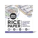 Urban Platter Round Rice Paper Sheets, 400g (Vietnamese Spring Roll Wrappers | Gluten Free | 22 cm Each | 35-40 Sheets per pack) gallery image