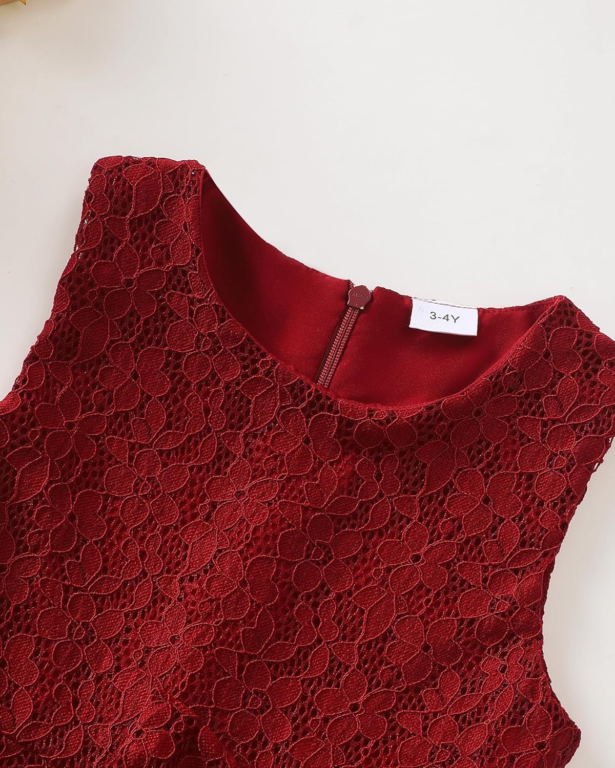 Little Toddler Girl Lace Dress Summer Sleeveless Princess Birthday Party Kids Tutu Dresses Tulle Bowknot Ruffle Sundress - Image 5