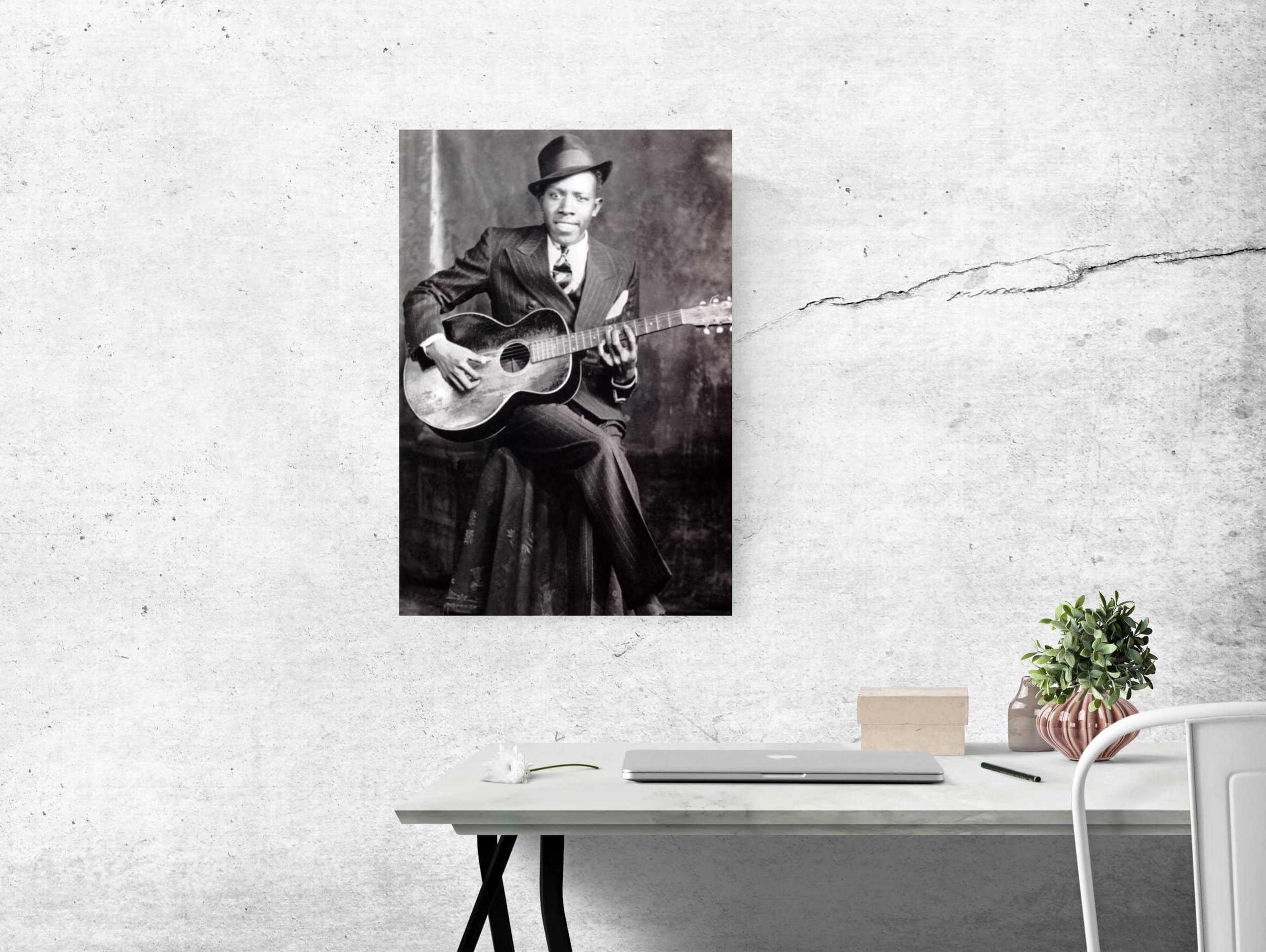 Amazon.com: Robert Johnson 海報,Deal with the Devil,Blues Musician