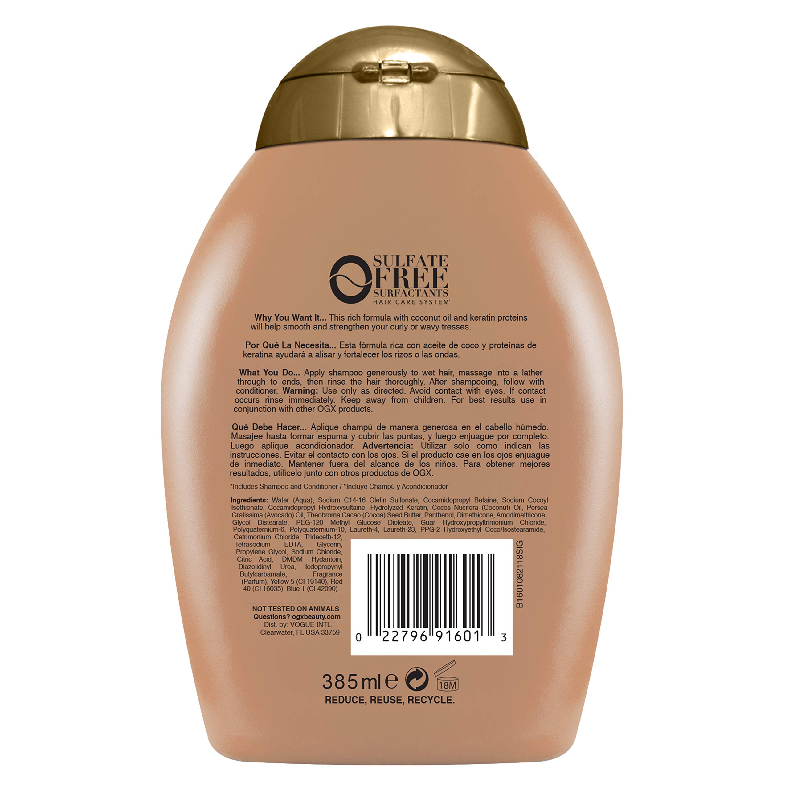 Buy OGX Ever Straightening Brazilian Keratin Smooth Shampoo With
