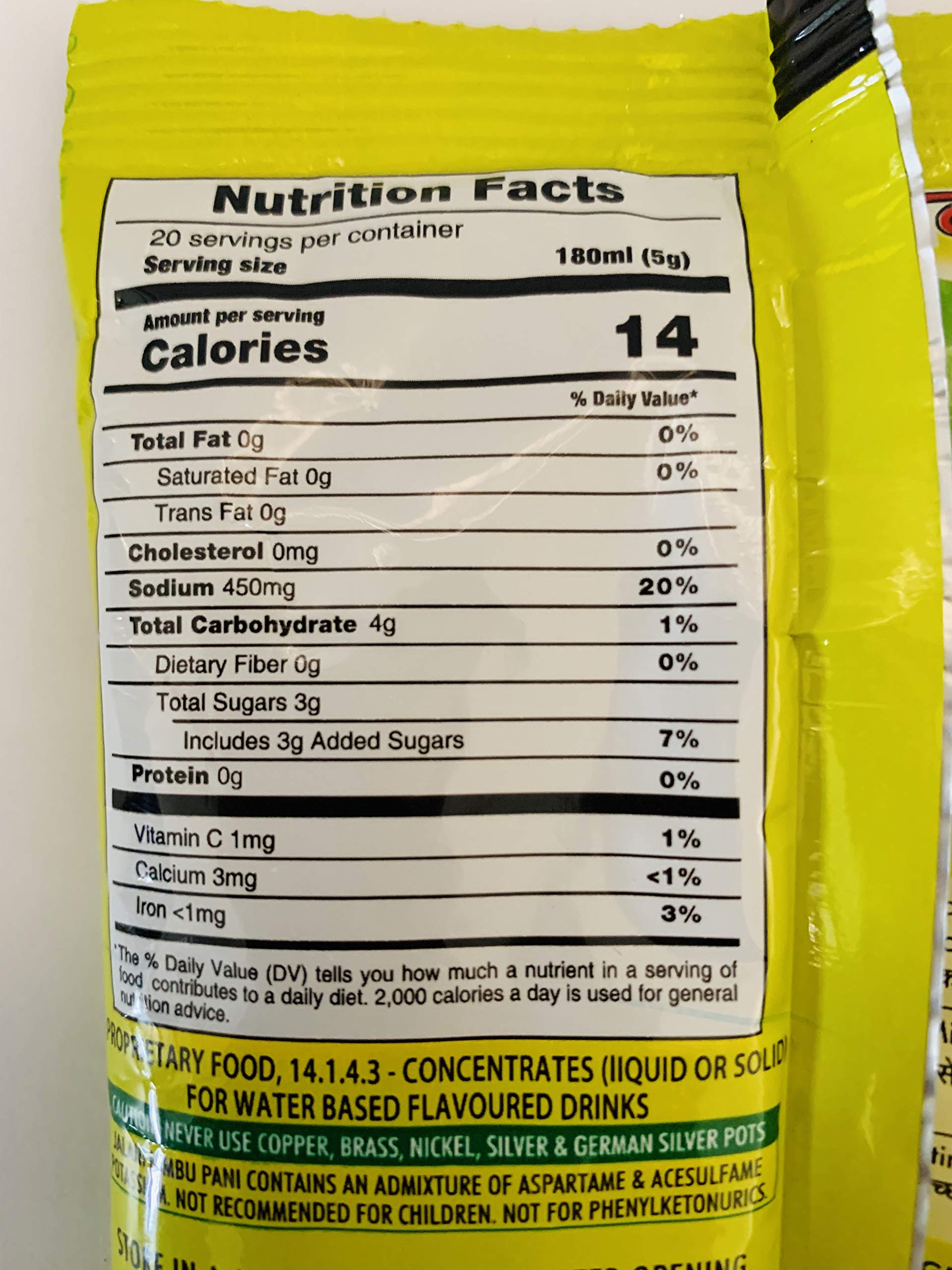 Jalani Nimbu Pani 100g Pouch - Image 2 thumbnail