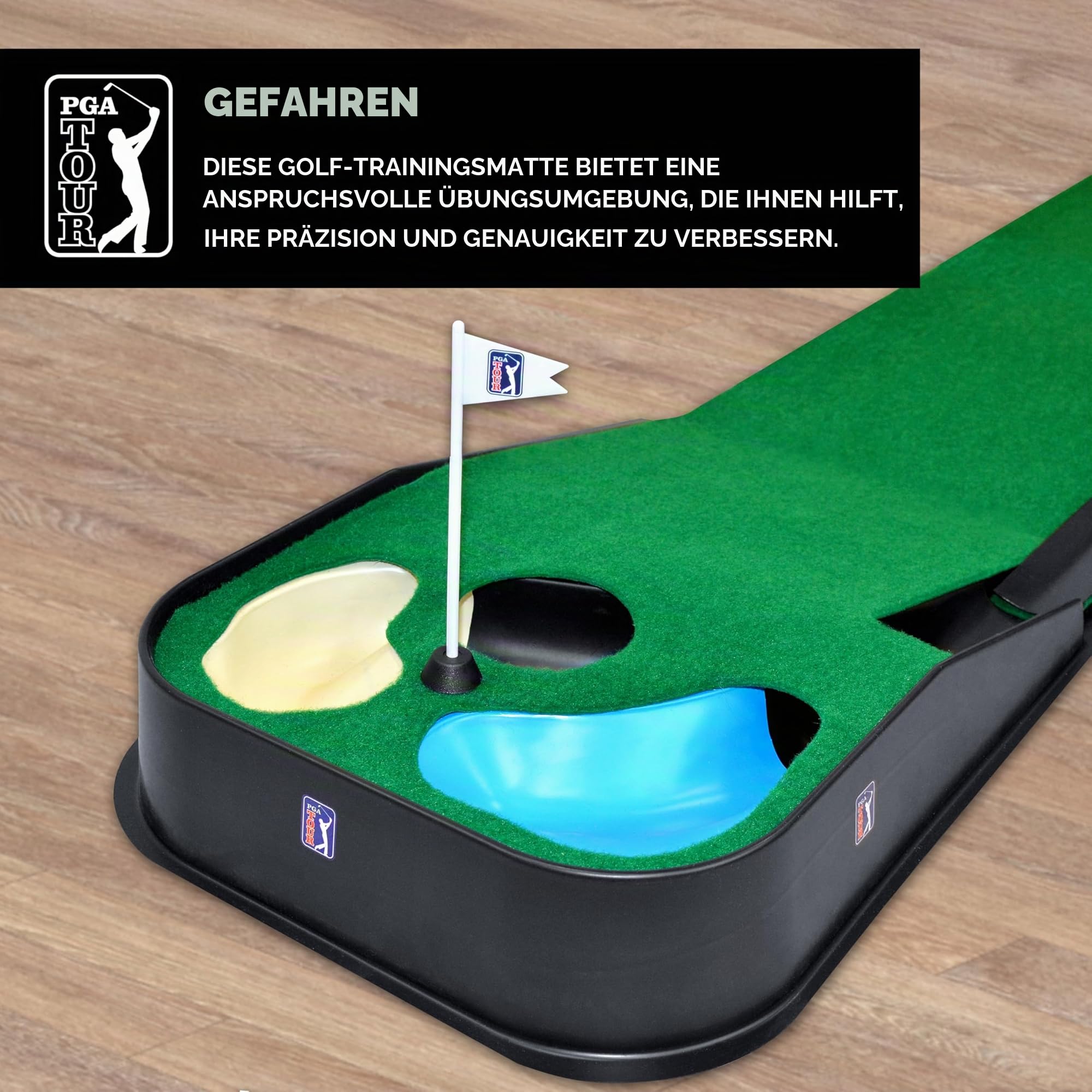 PGA Tour Indoor & Outdoor Golf Putting Mat